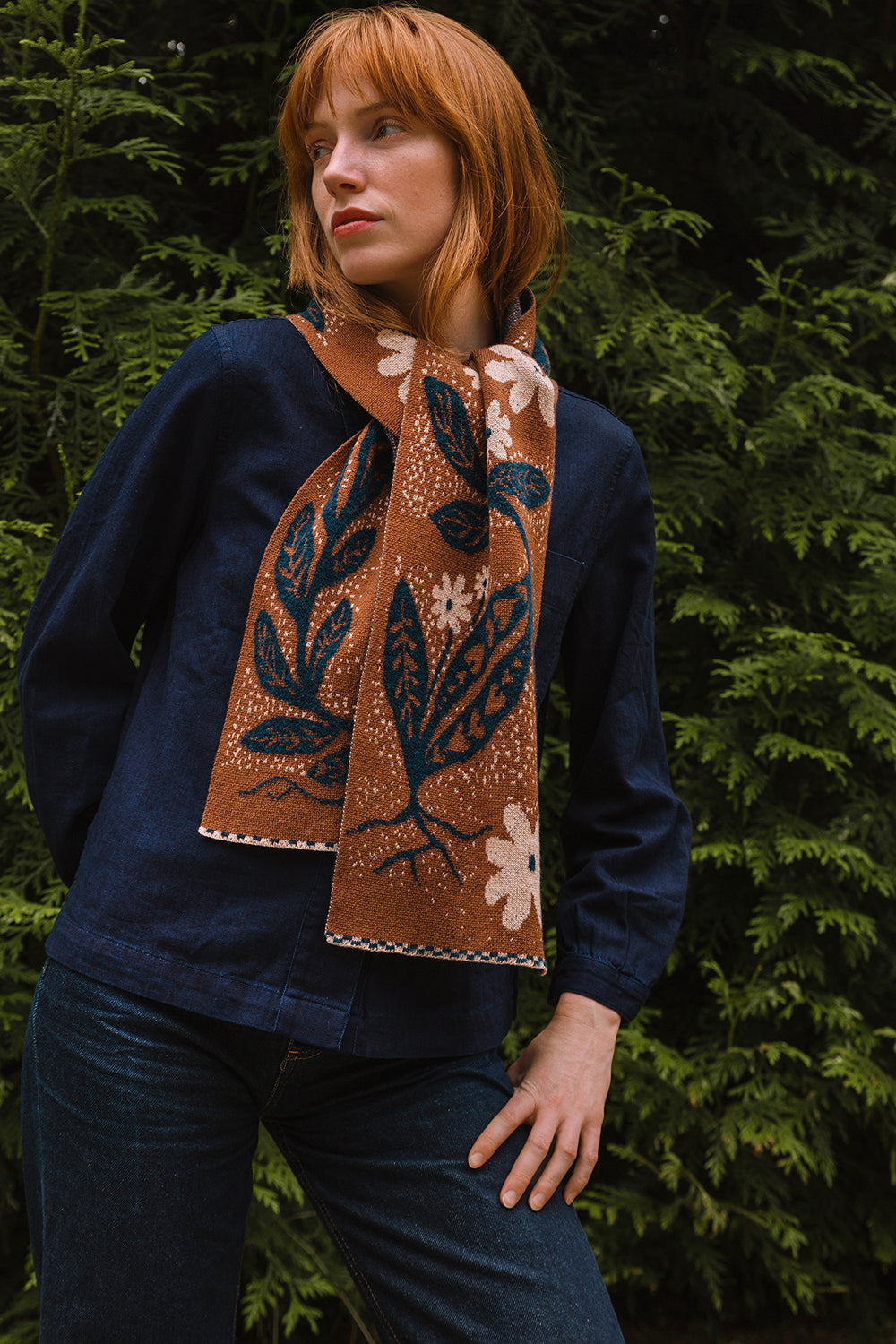 Painswick Scarf - Tobacco