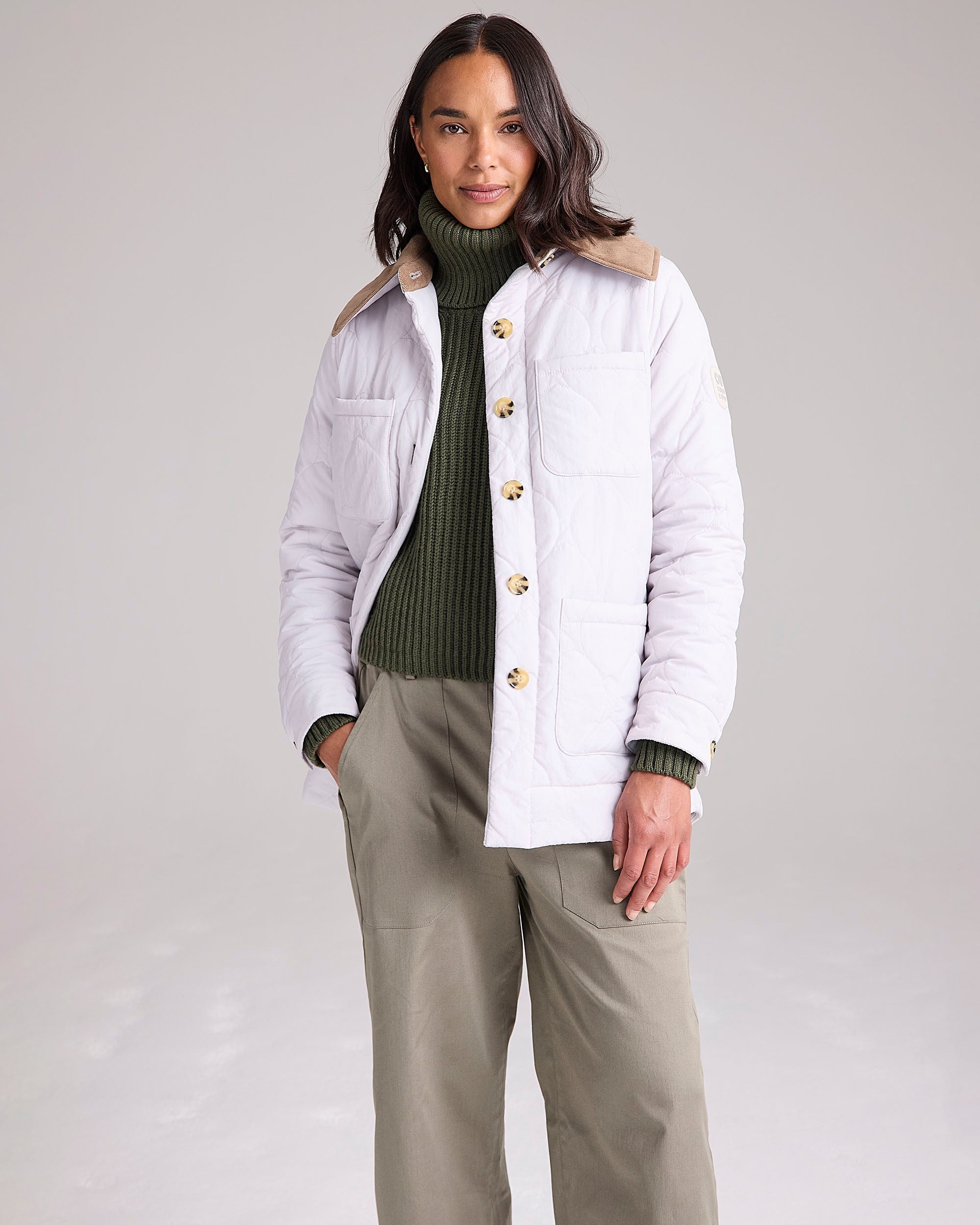 Meander Quilted Coat