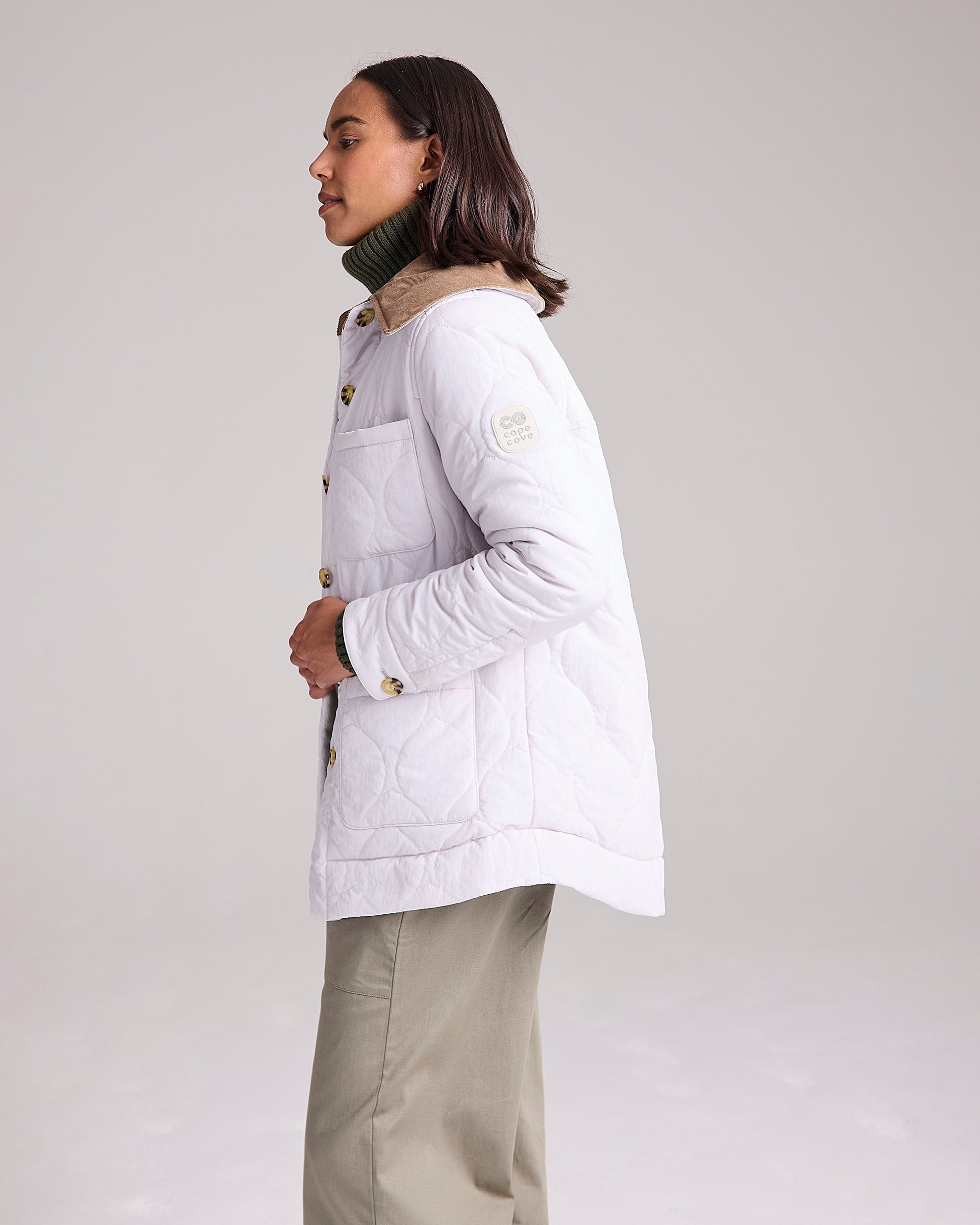 Meander Quilted Coat