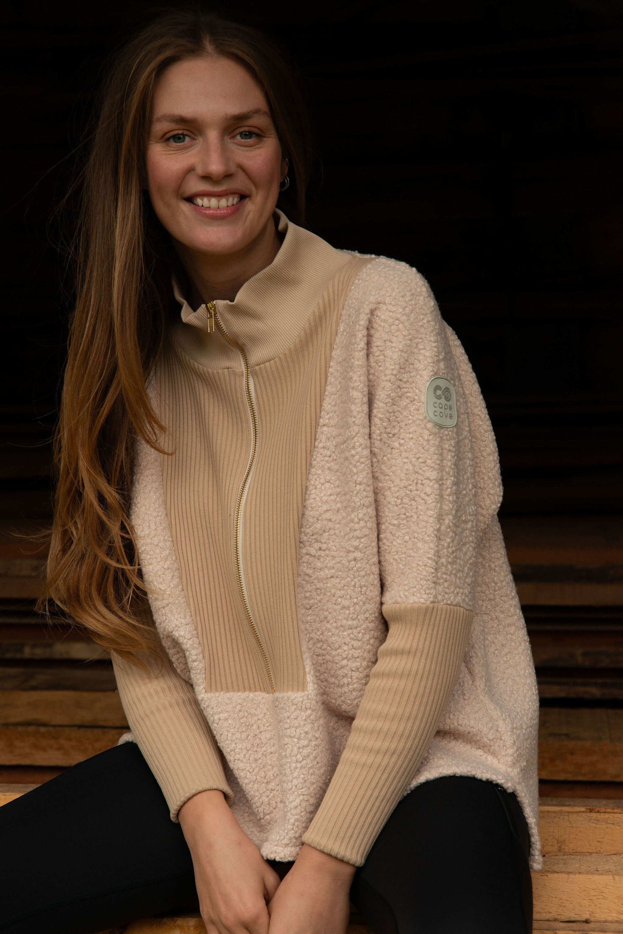 Bryde Zip Borg Sweater