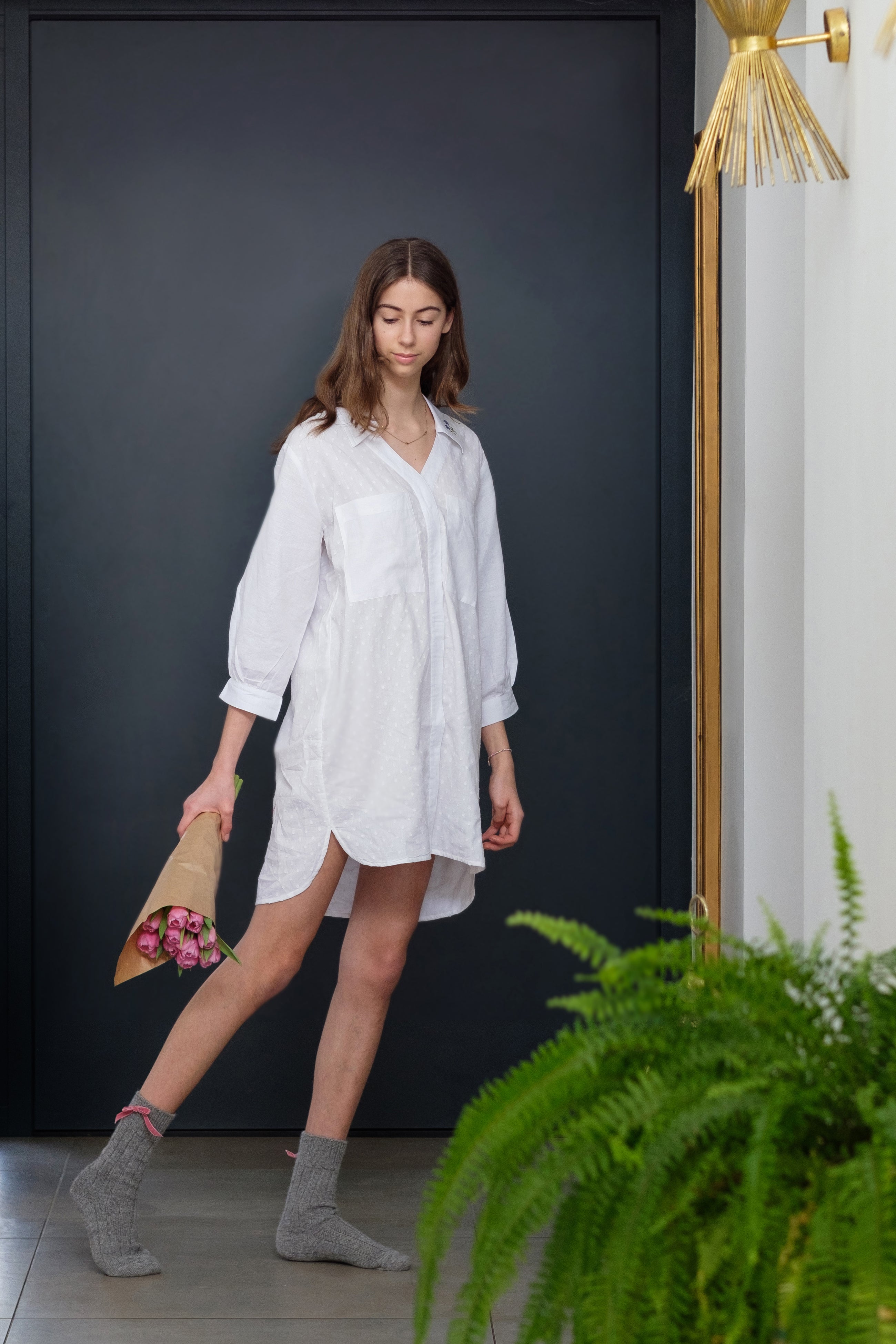 White Oversized Nightshirt