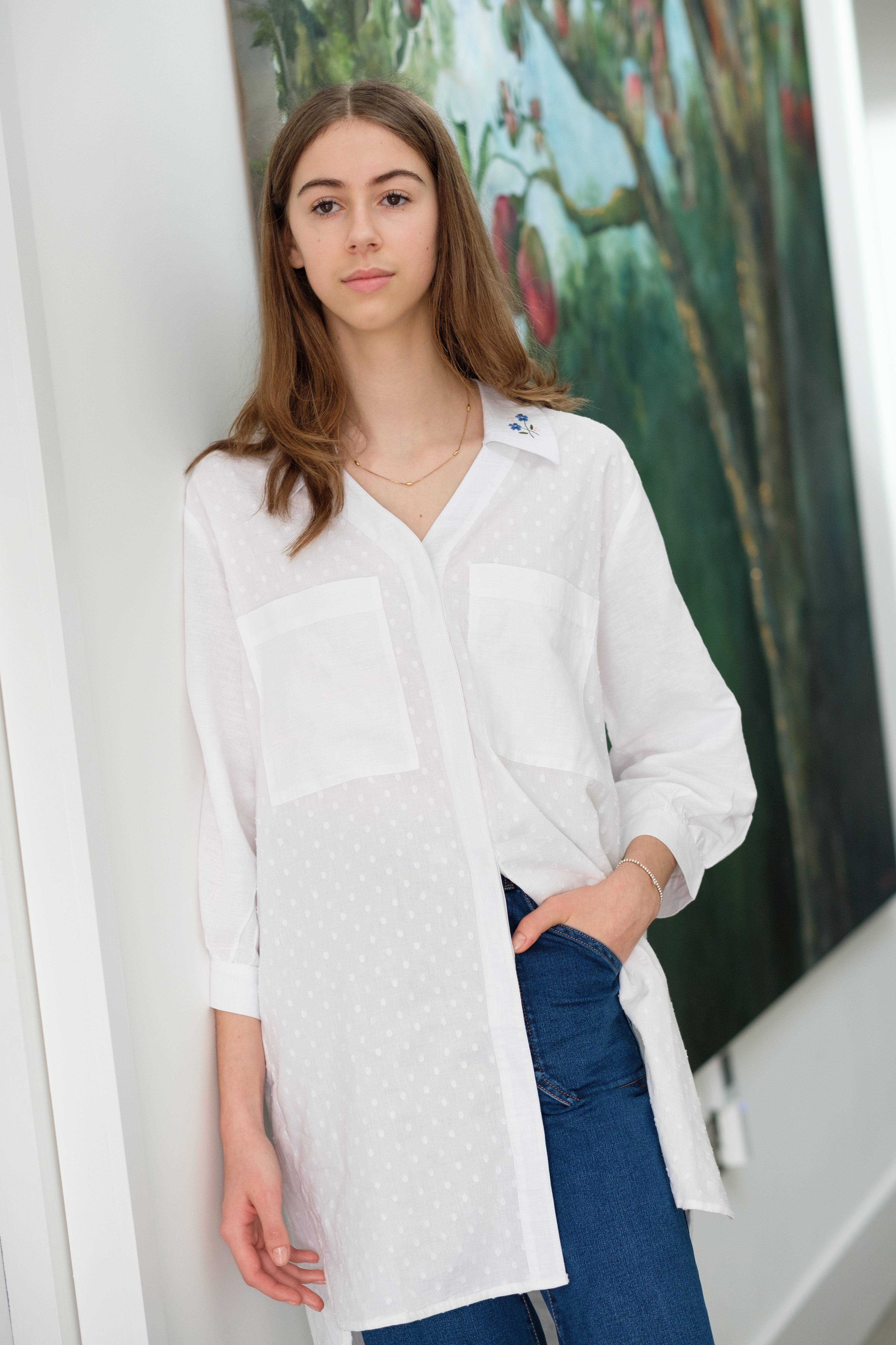 White Oversized Nightshirt