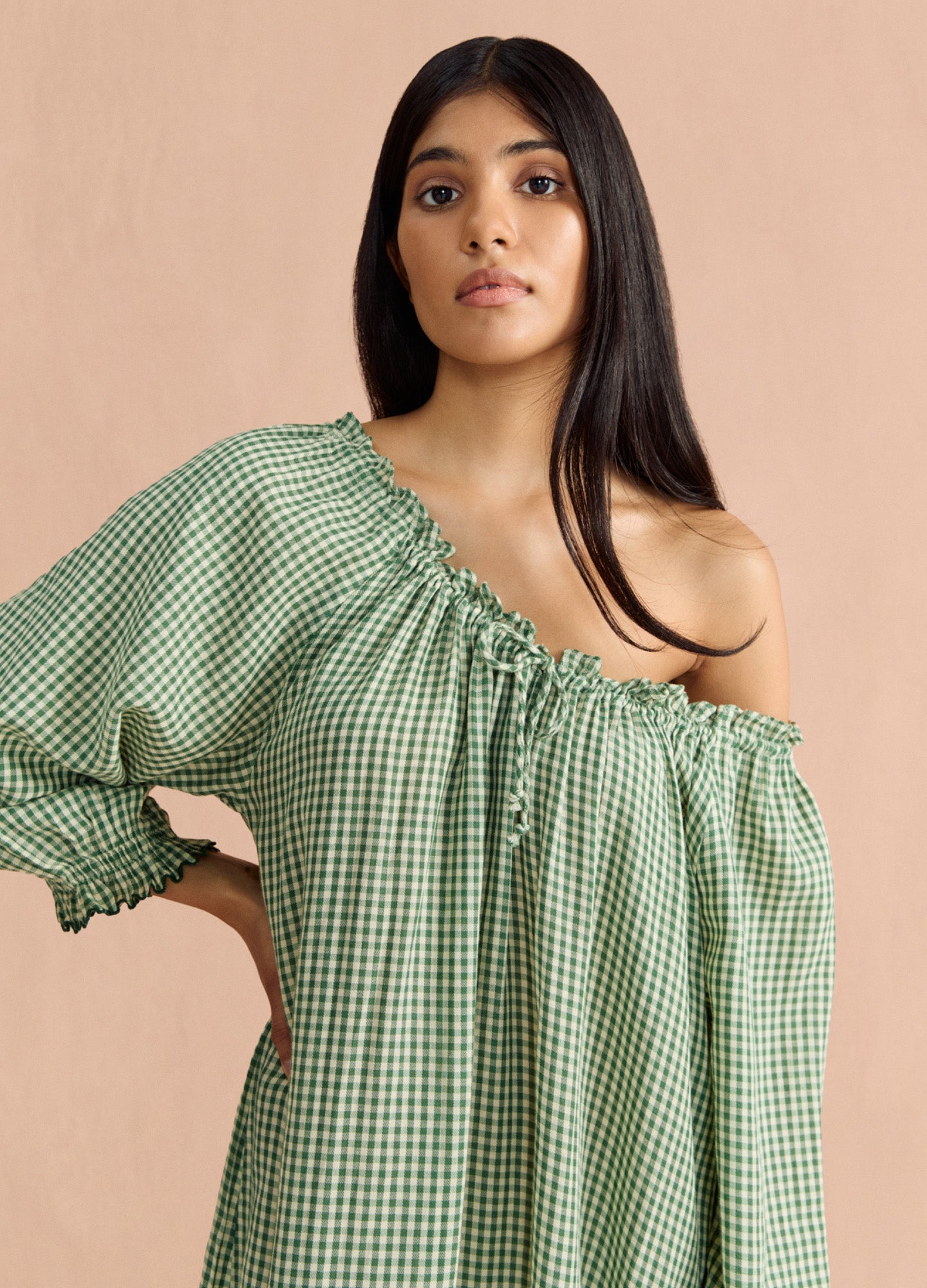 Etta - Fern Gingham