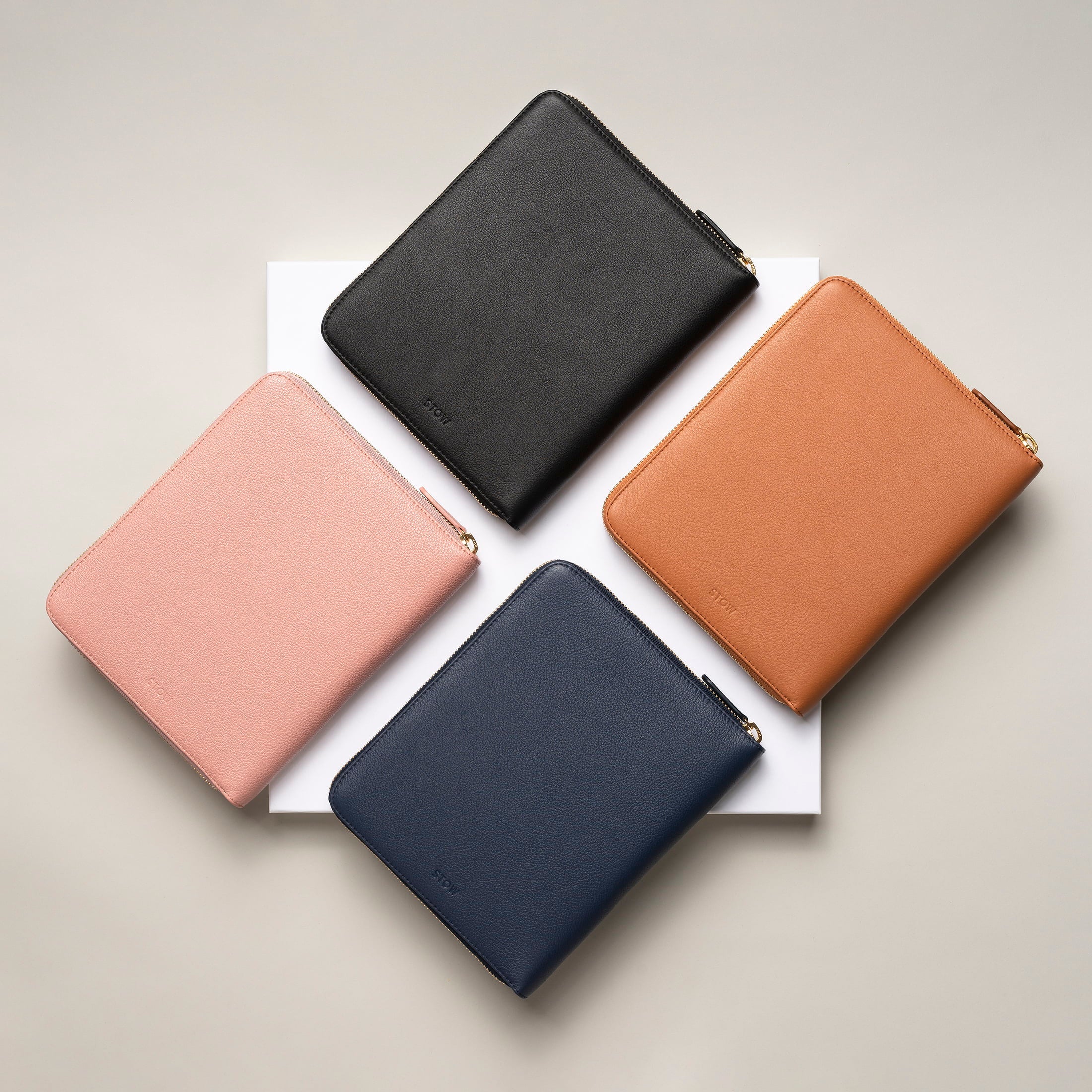 First Class Folio - Earth Tan Smooth Leather