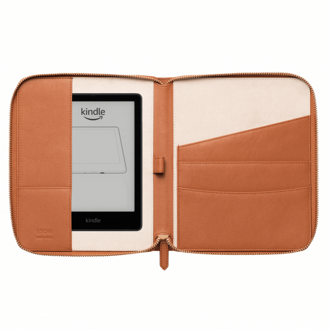 First Class Folio - Earth Tan Smooth Leather