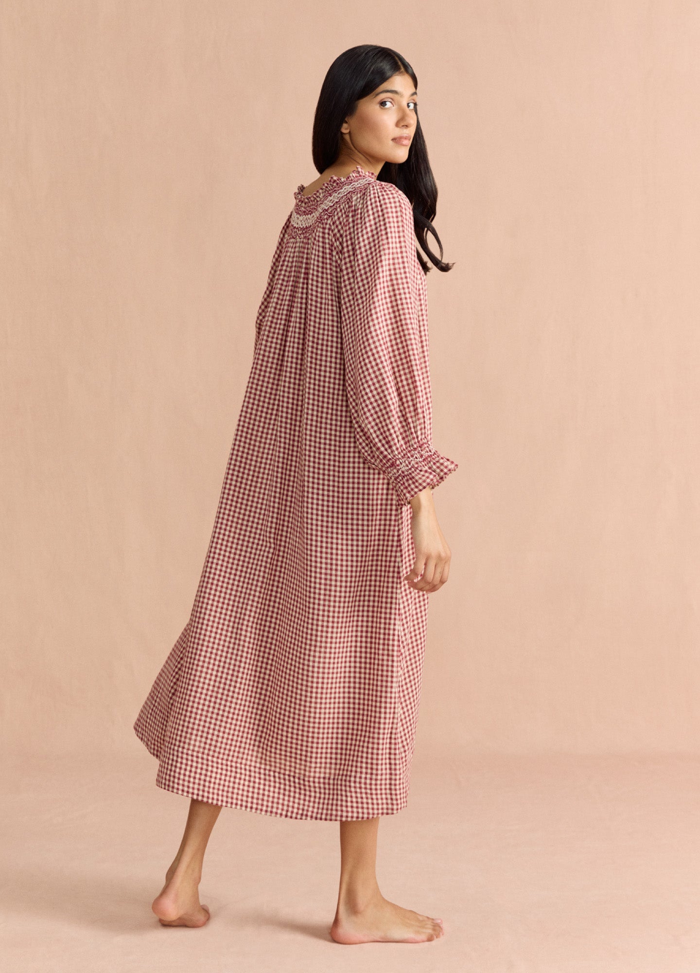 Georgie - Rust Gingham