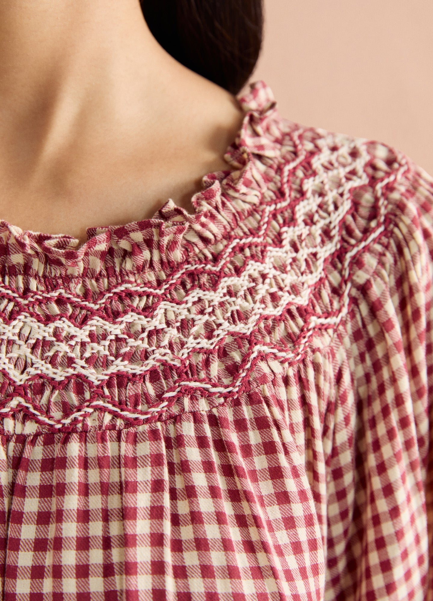 Georgie - Rust Gingham