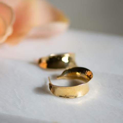 The Soho Hoops in Gold