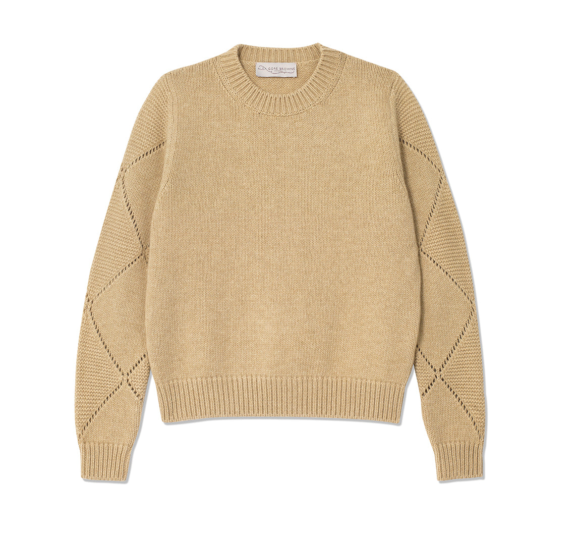 Harlequin Sweater - Biscuit Beige