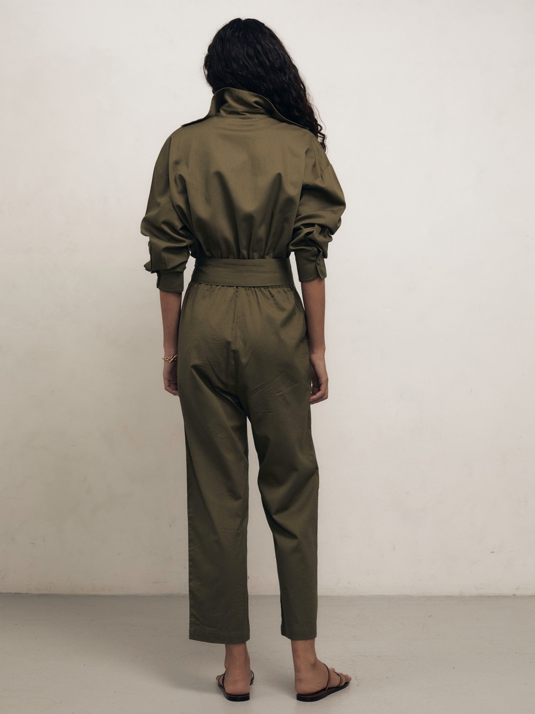 HEPBURN - Safari Cotton Twill Boiler Suit
