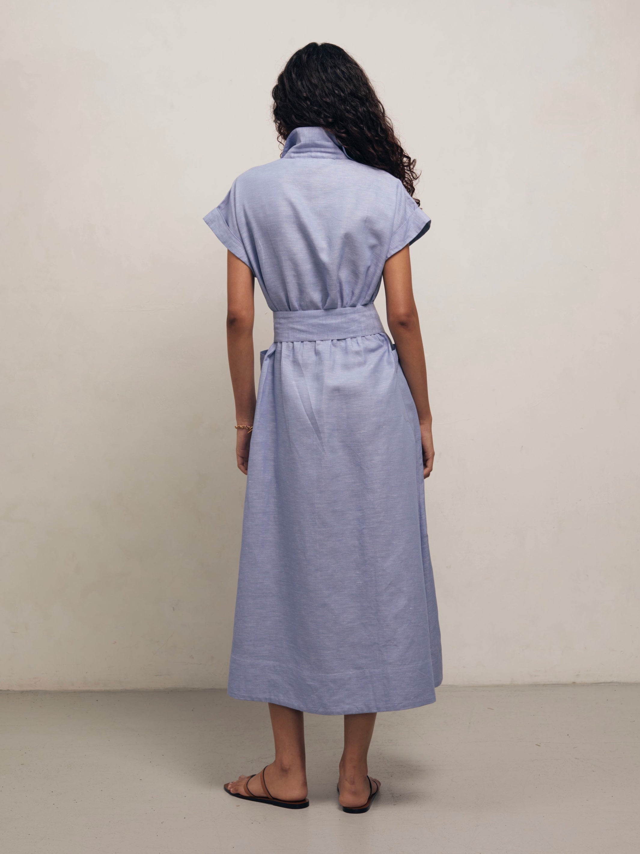 HERA - Blue Linen Chambray