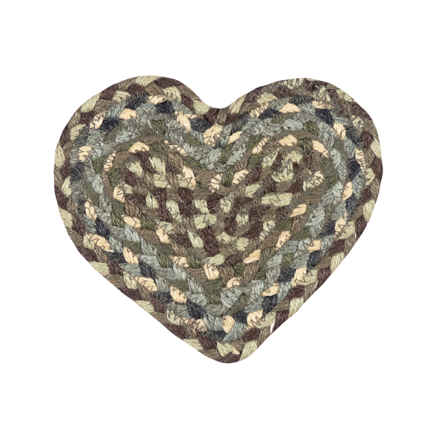 Hedgerow Jute Heart Coaster