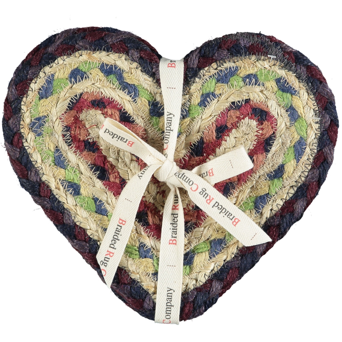 Red/White Heart Coaster