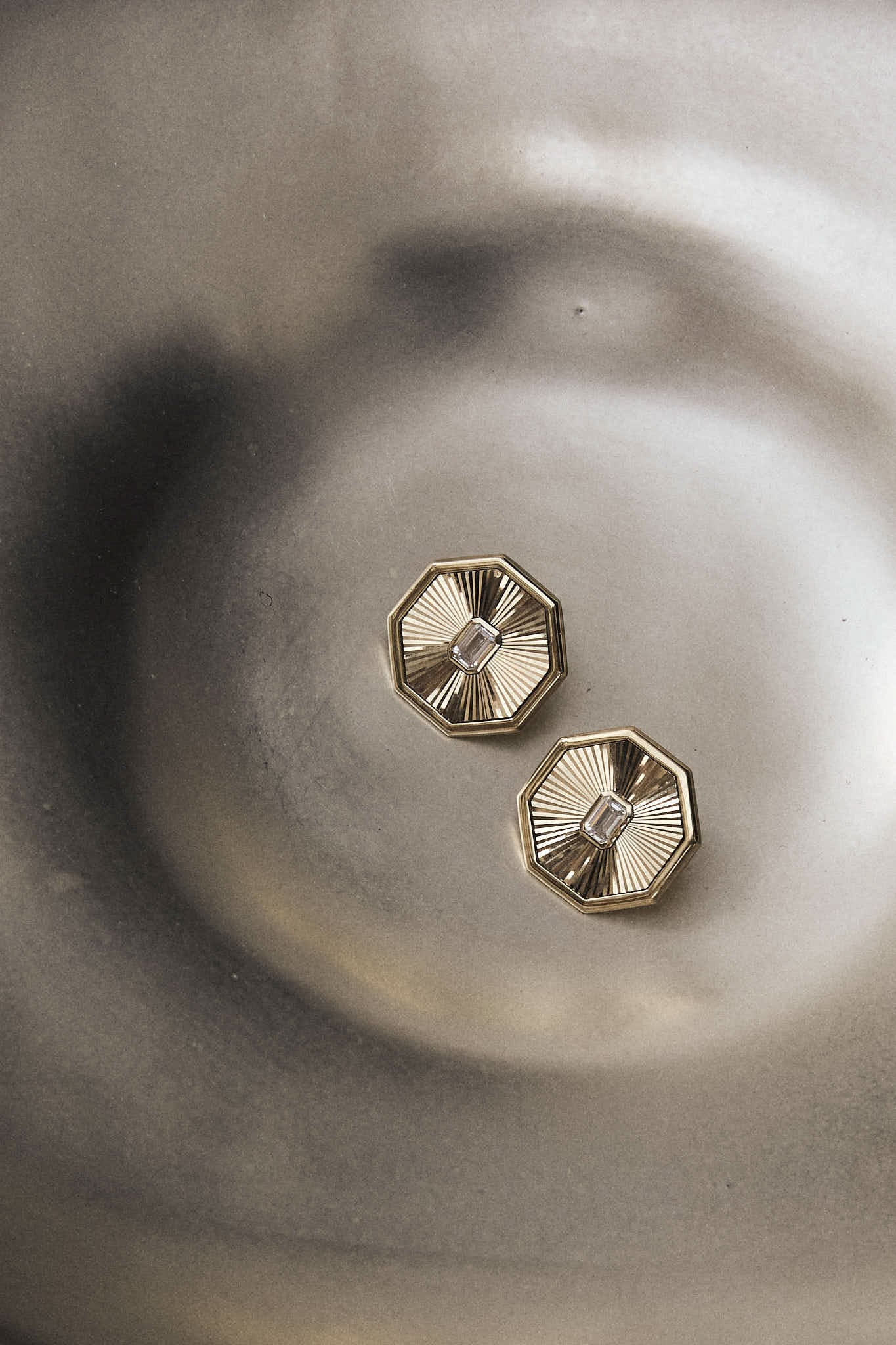 The Gold Eva Earrings