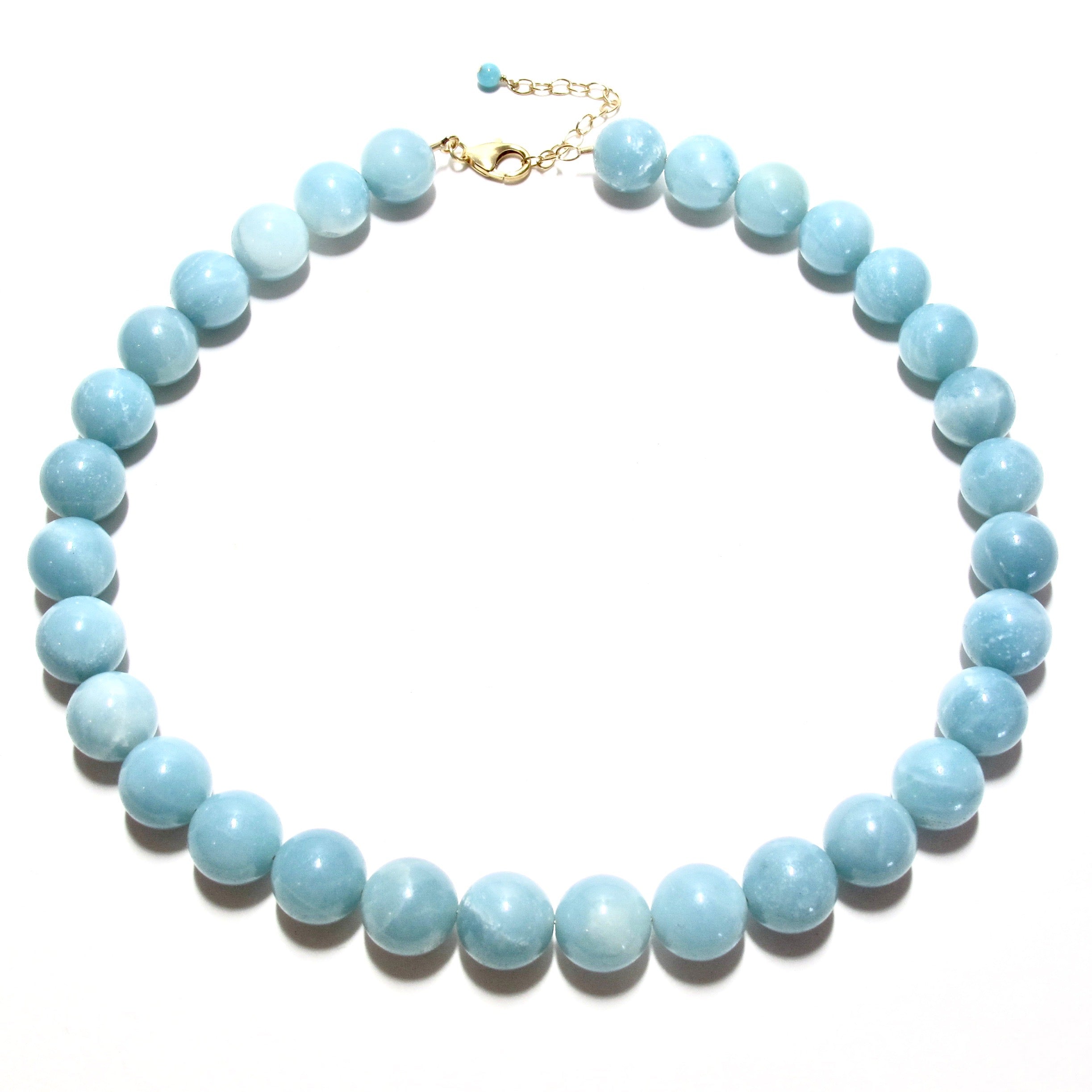 Mega Chunky Amazonite Bubblegum Necklace