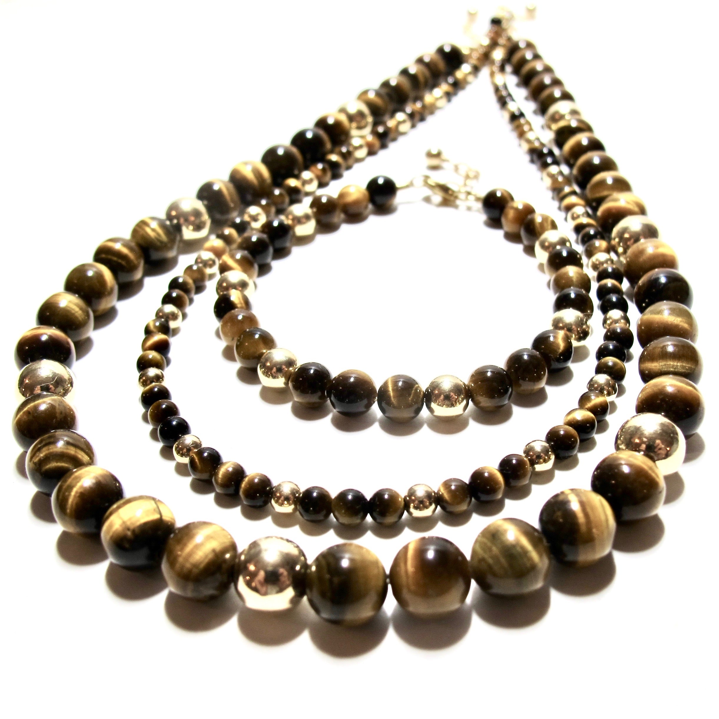 Mini Tigers Eye Necklace