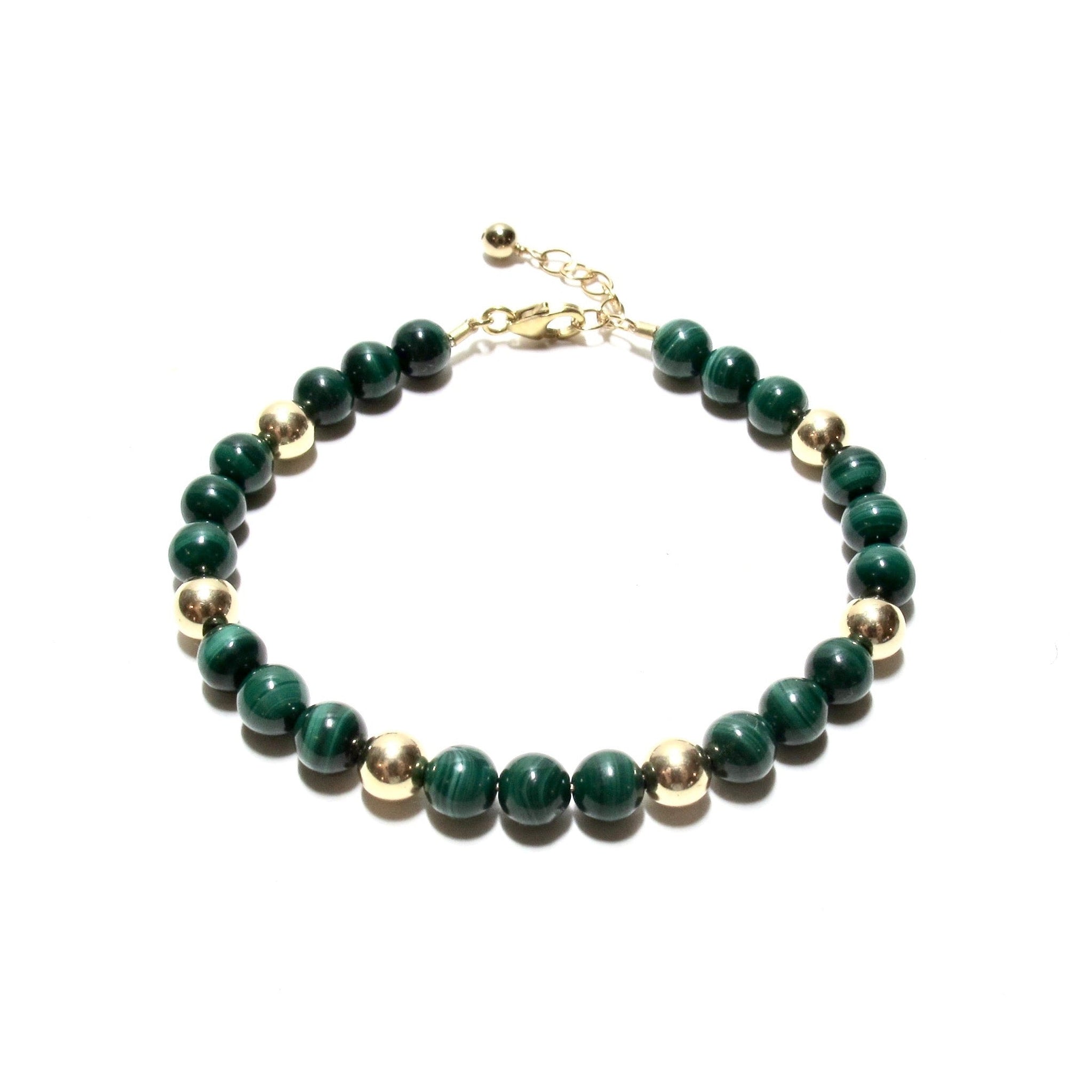 Malachite Bubblegum Bracelet