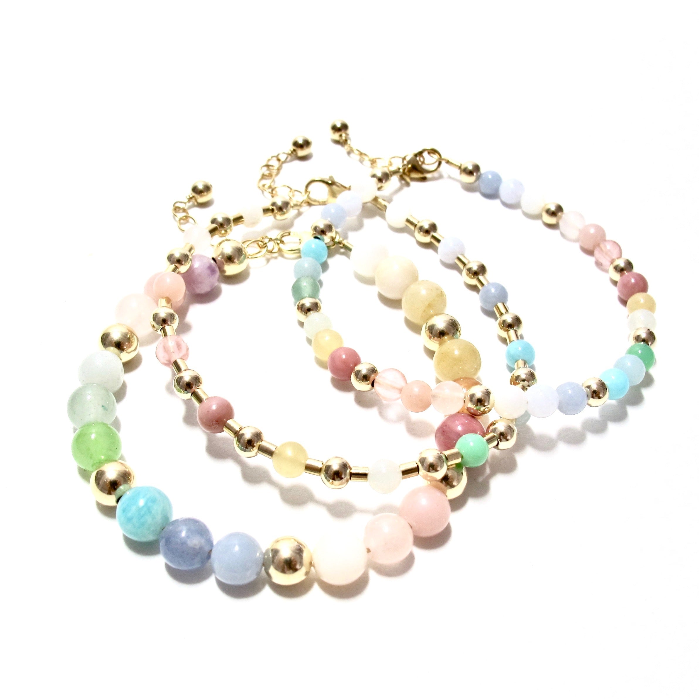 sorbet bead & tube bracelet
