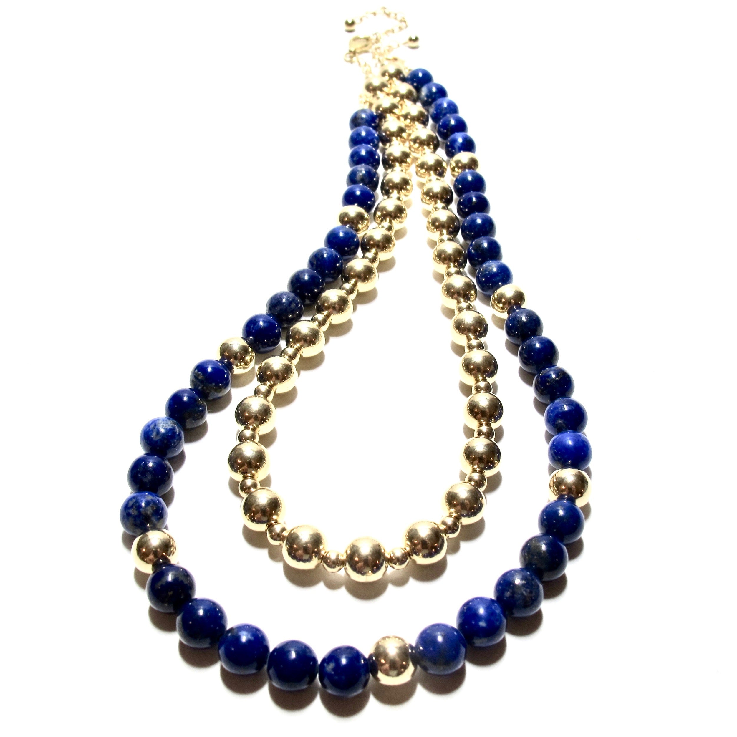 Lapis Lazuli Bubblegum Necklace