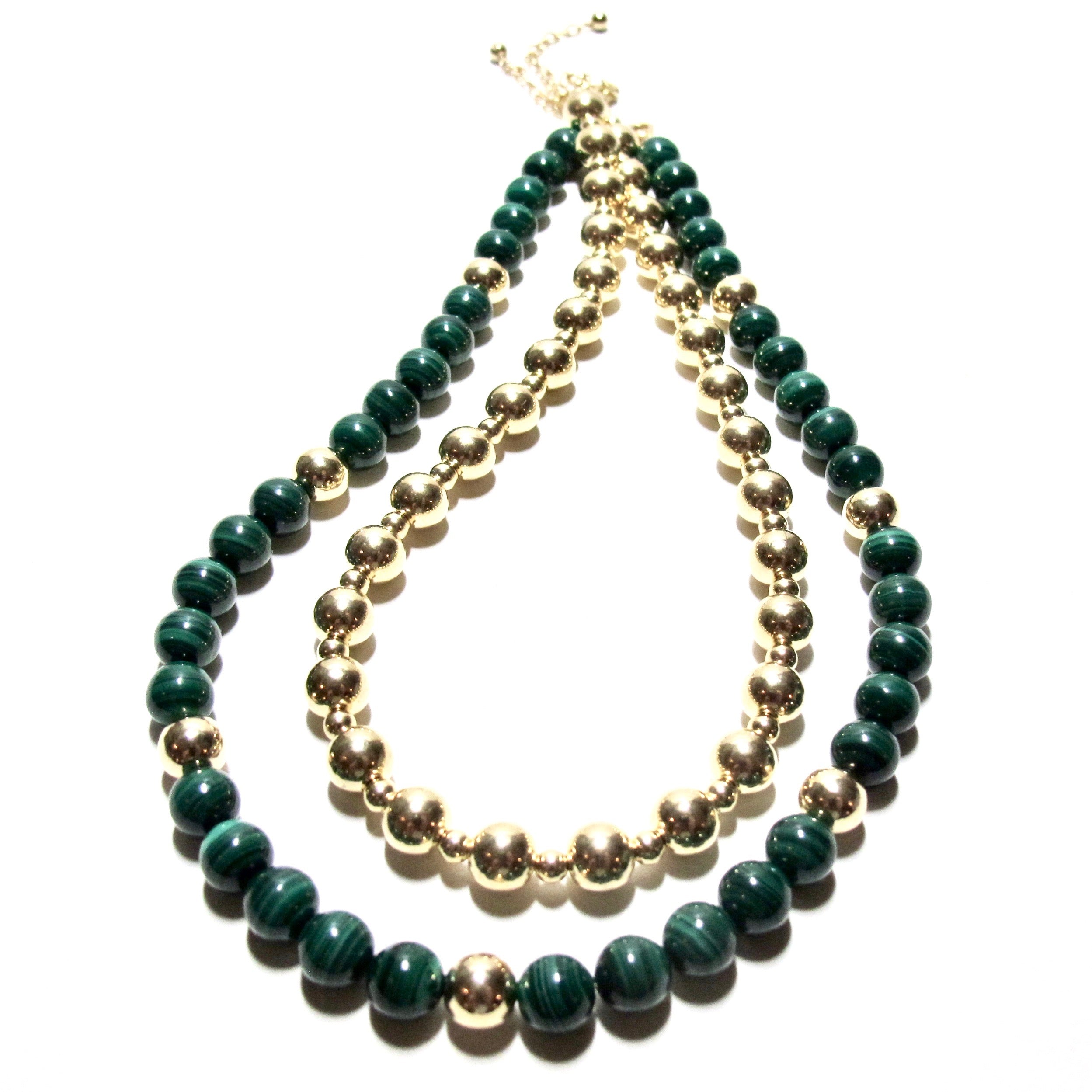 Malachite Bubblegum Necklace