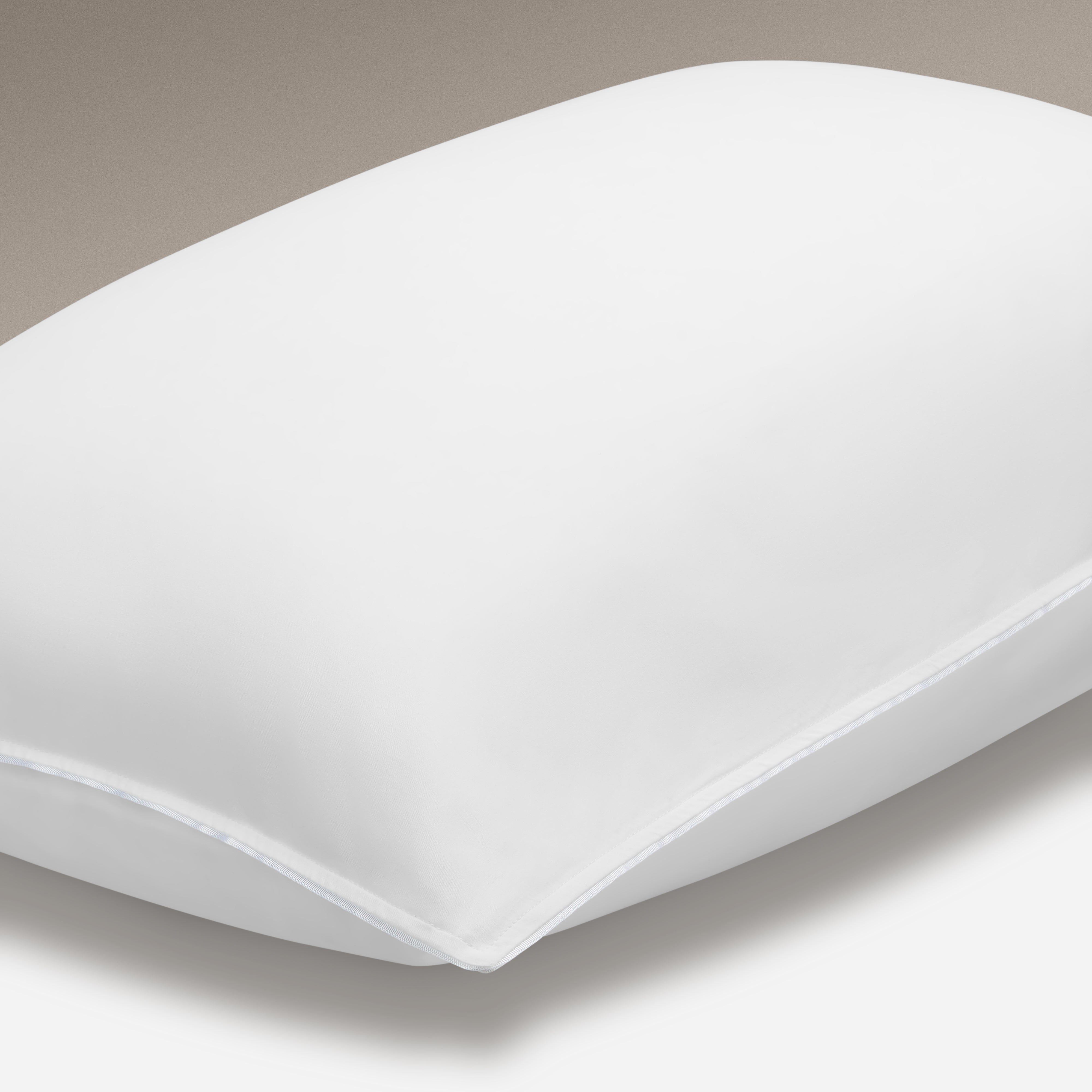 Island Pillowcase - White With White Trim