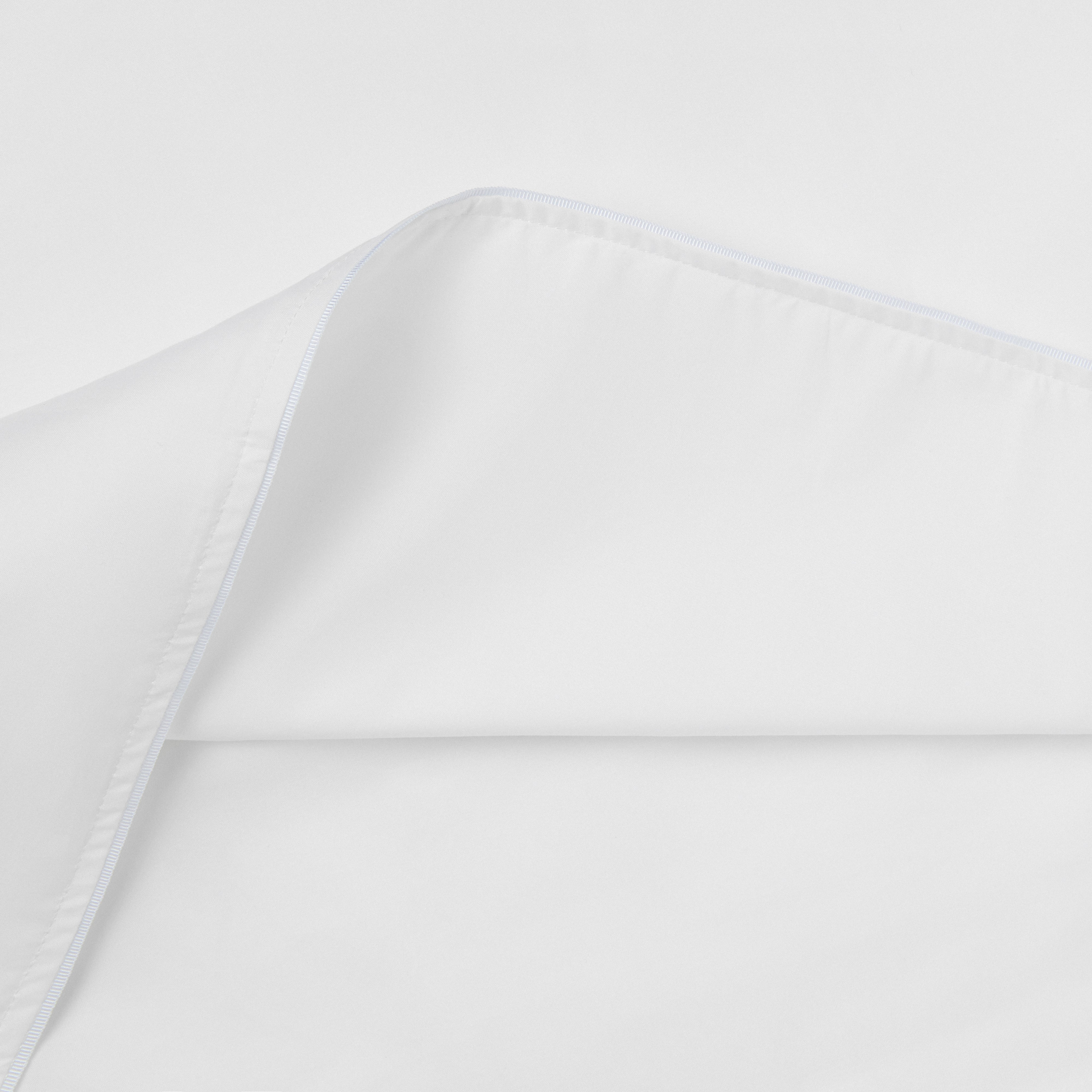 Island Duvet Cover - White With White Trim