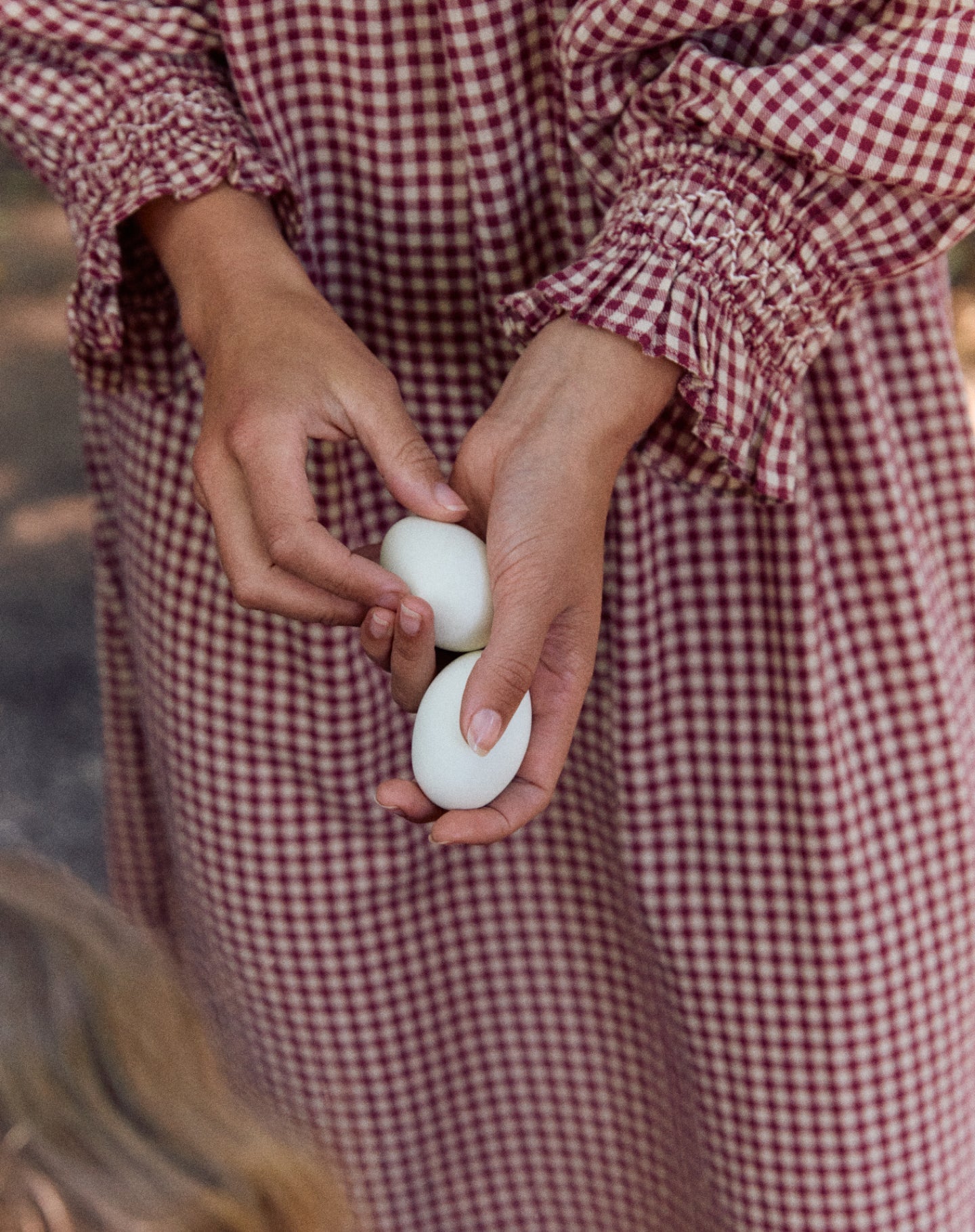 Georgie - Rust Gingham
