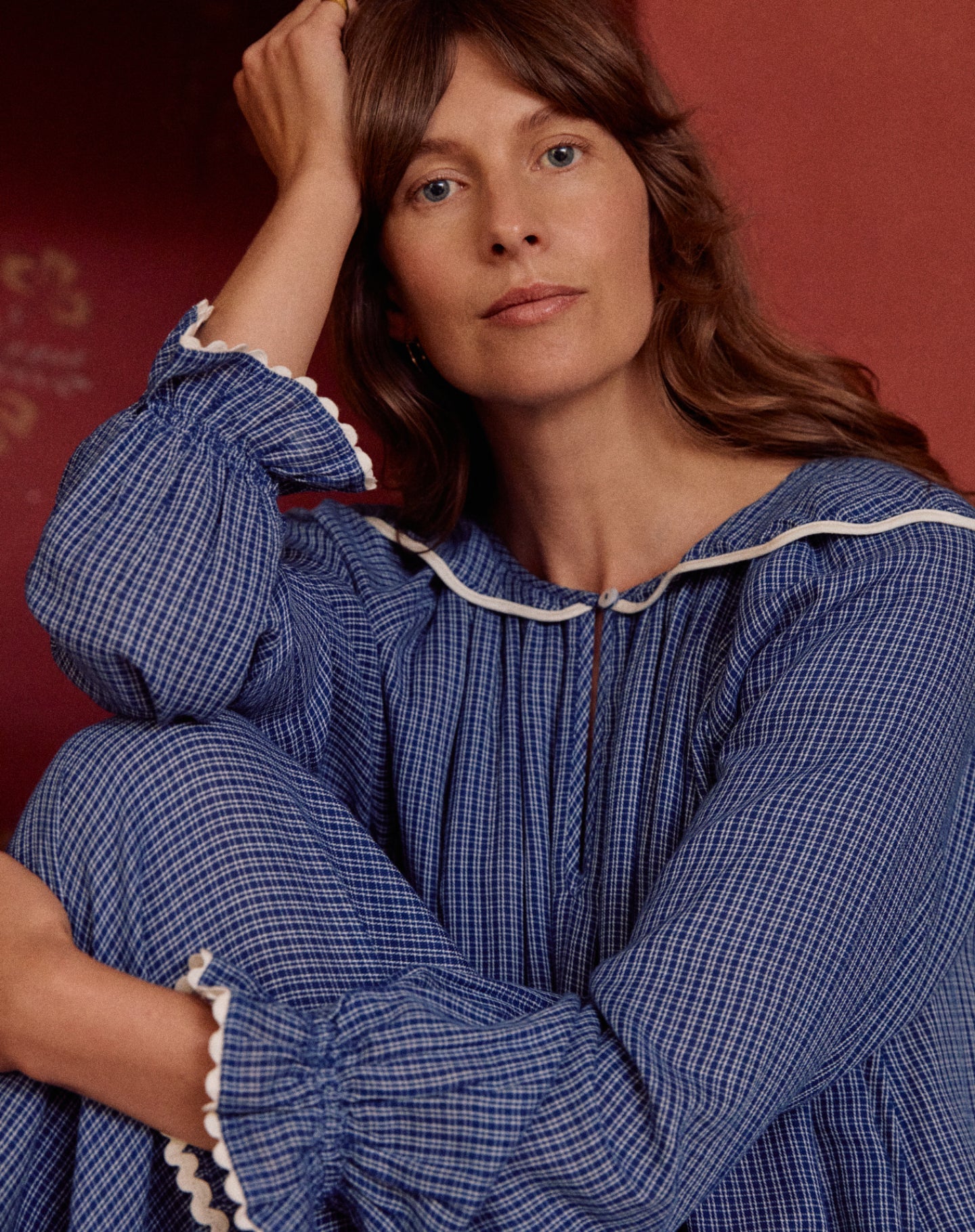 Katharine - Denim Check