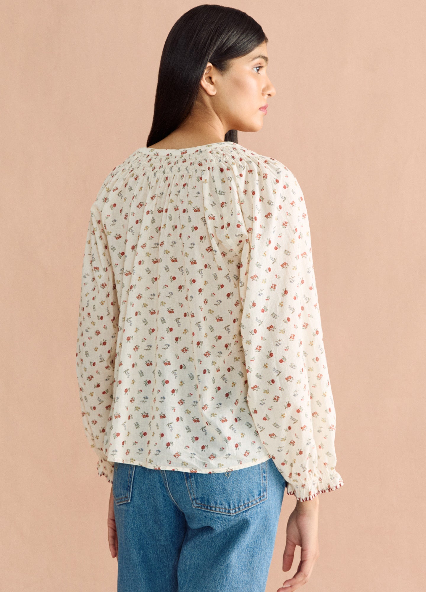Inca Blouse - Antique Floral