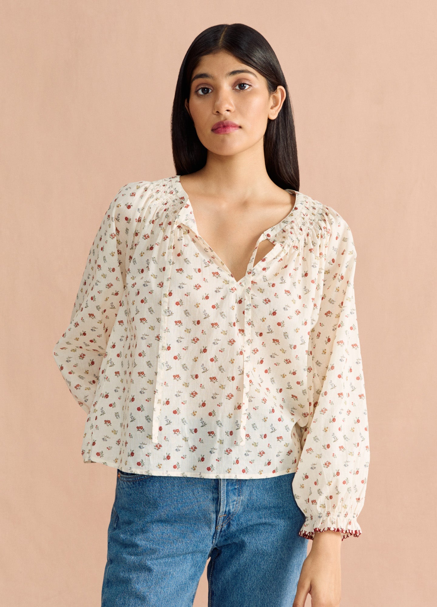 Inca Blouse - Antique Floral