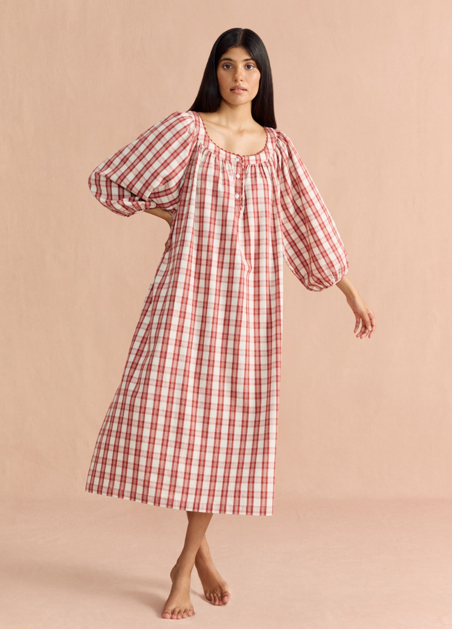 Isabel - Garnet Red Tartan
