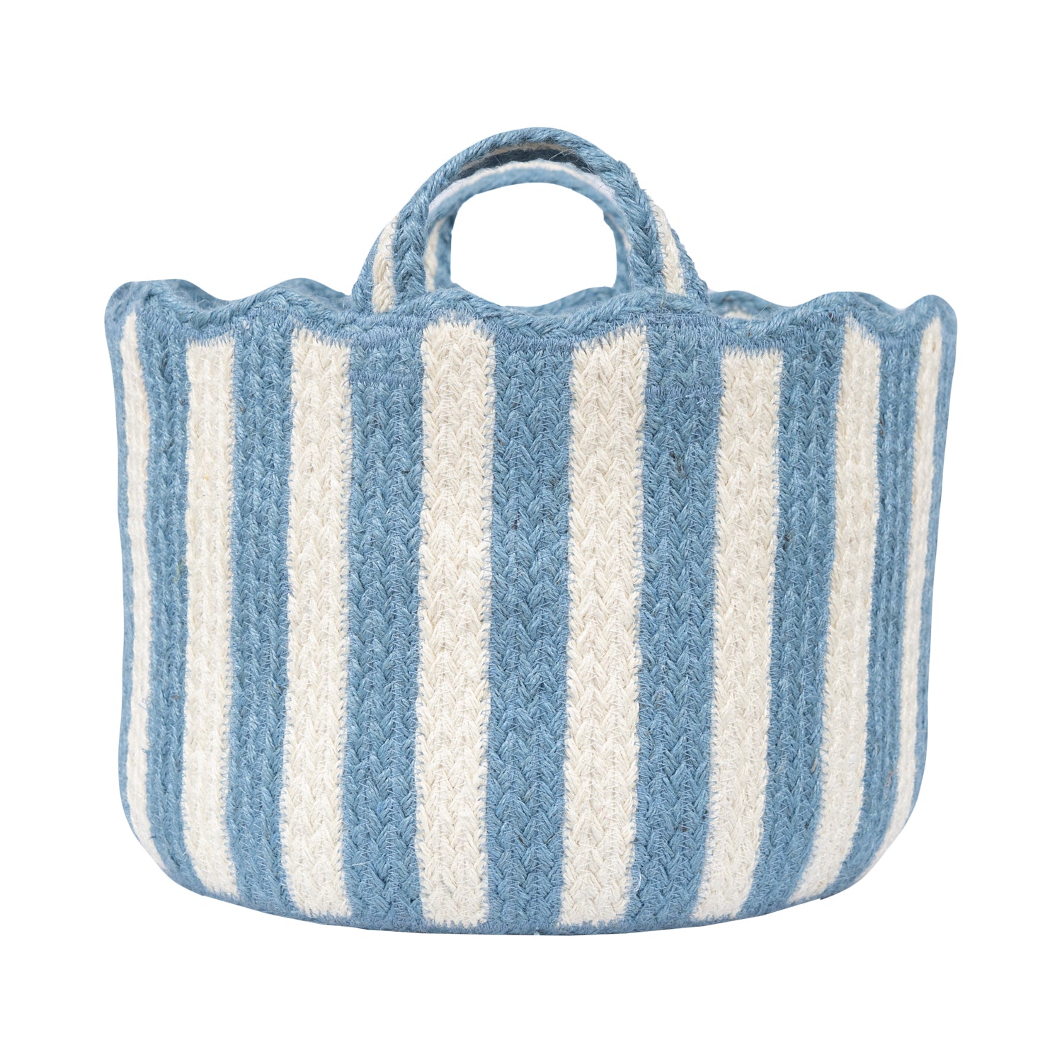 Large Tulip Basket Light Blue