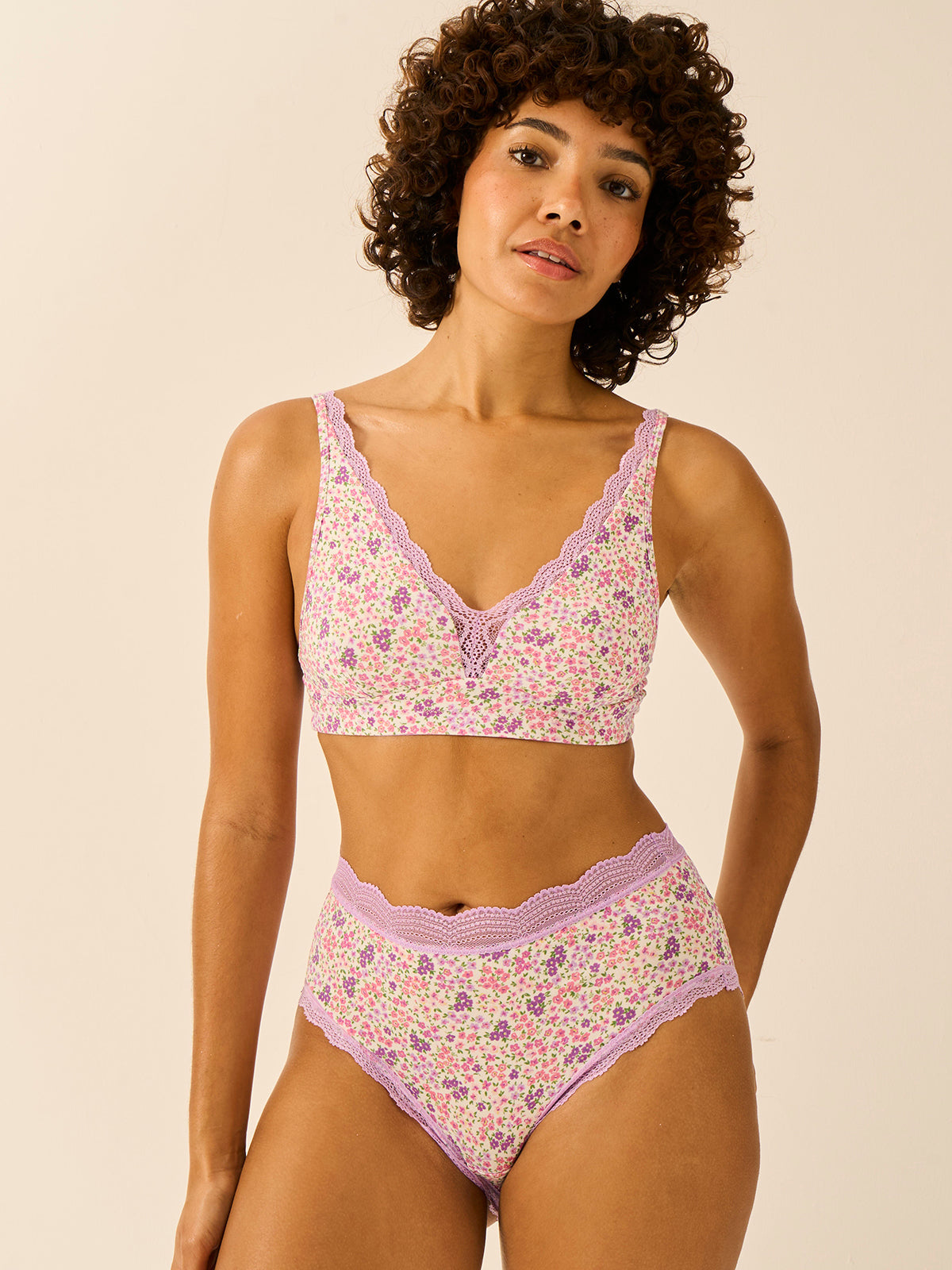 High Rise Knicker - Lavender Haze