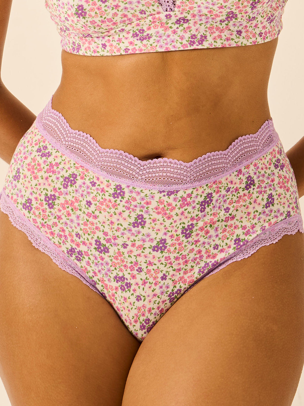 High Rise Knicker - Lavender Haze