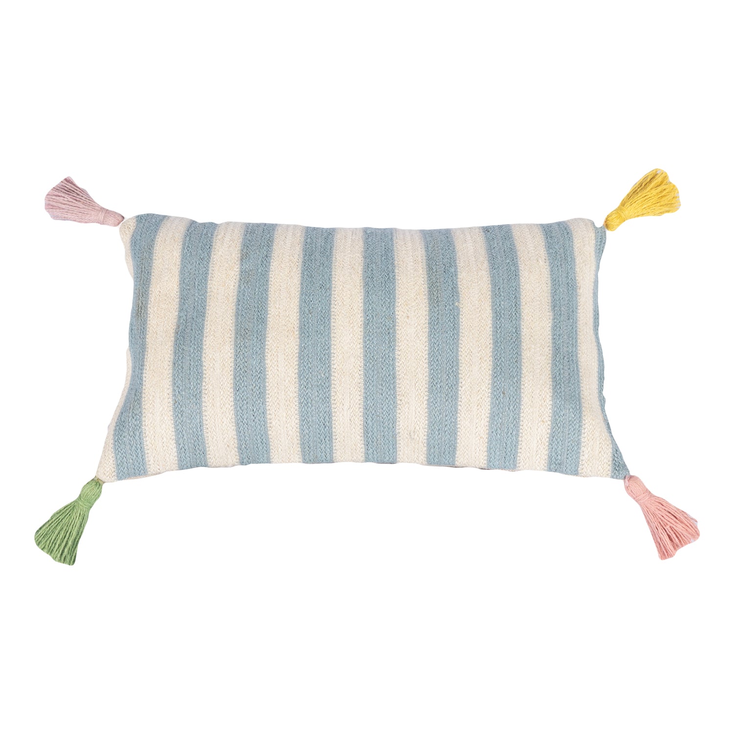 Light Blue Cushion Rectangle