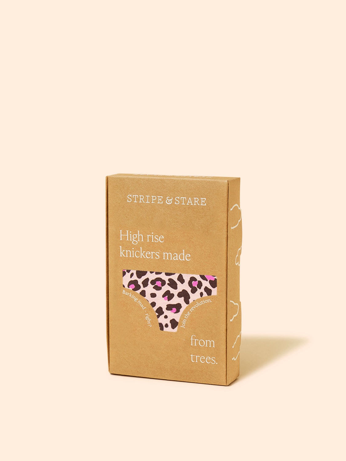 High Rise Knicker - Liquorice Leopard