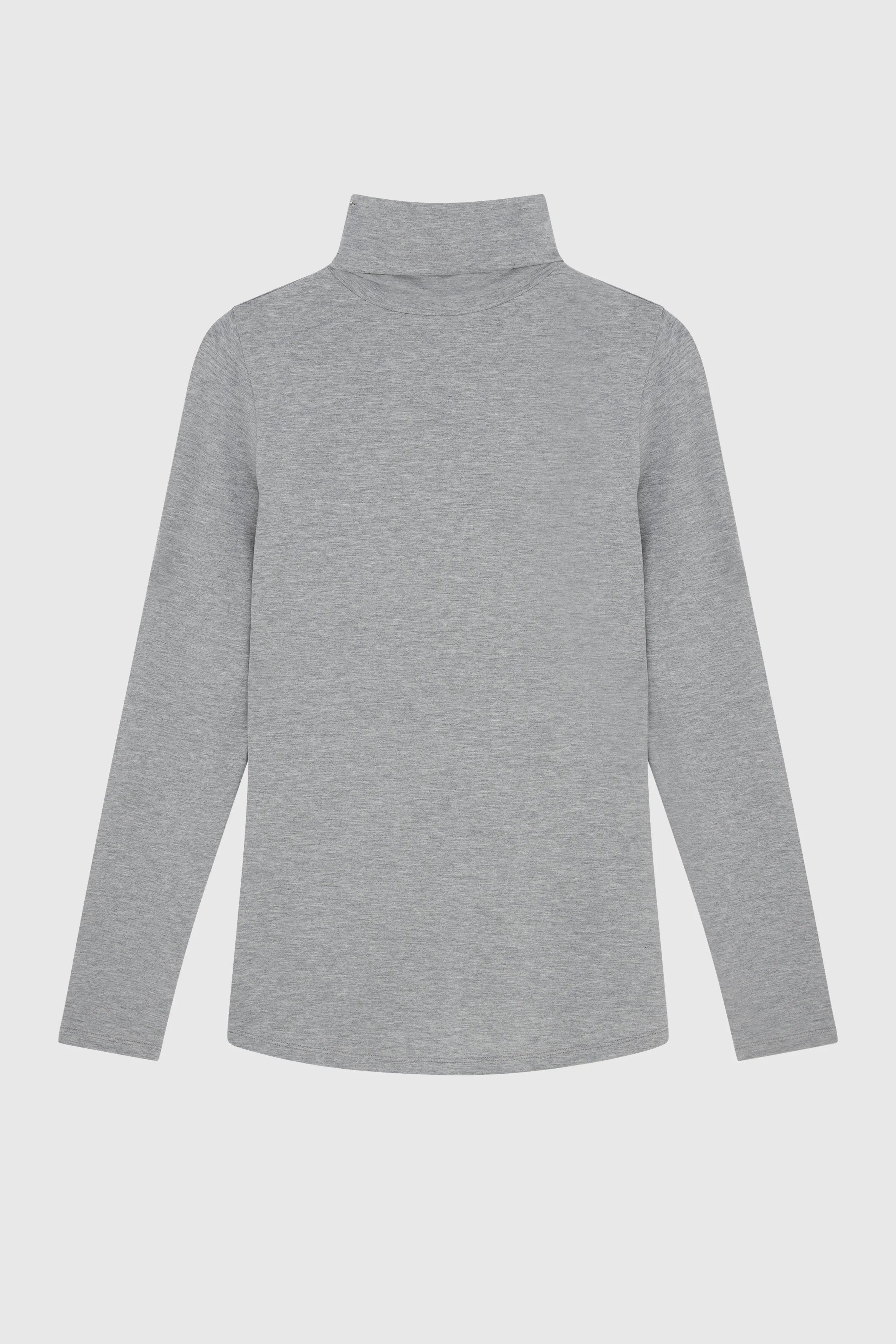 Roll Neck Micro Modal Top