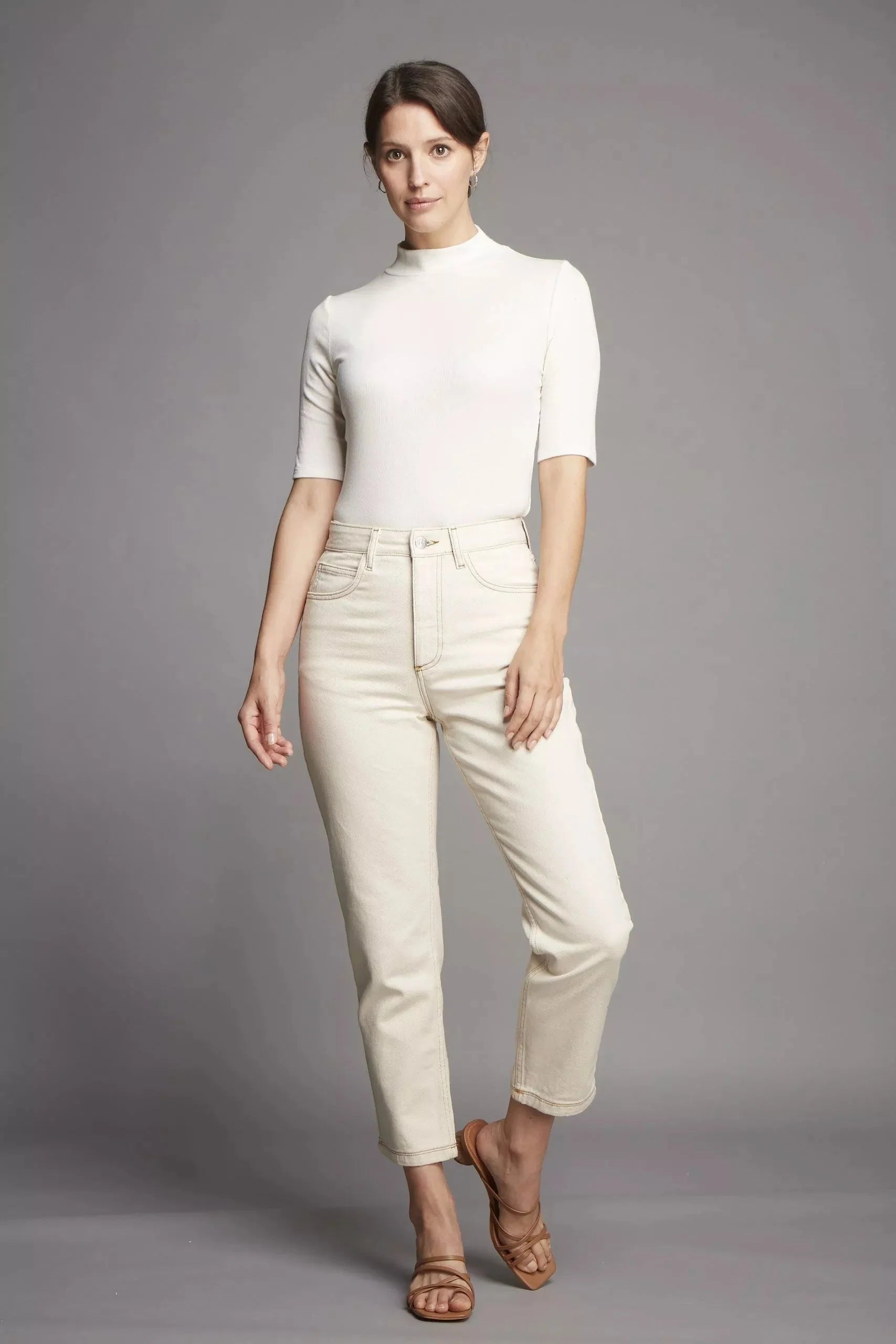 Mock Neck Micro Modal Top
