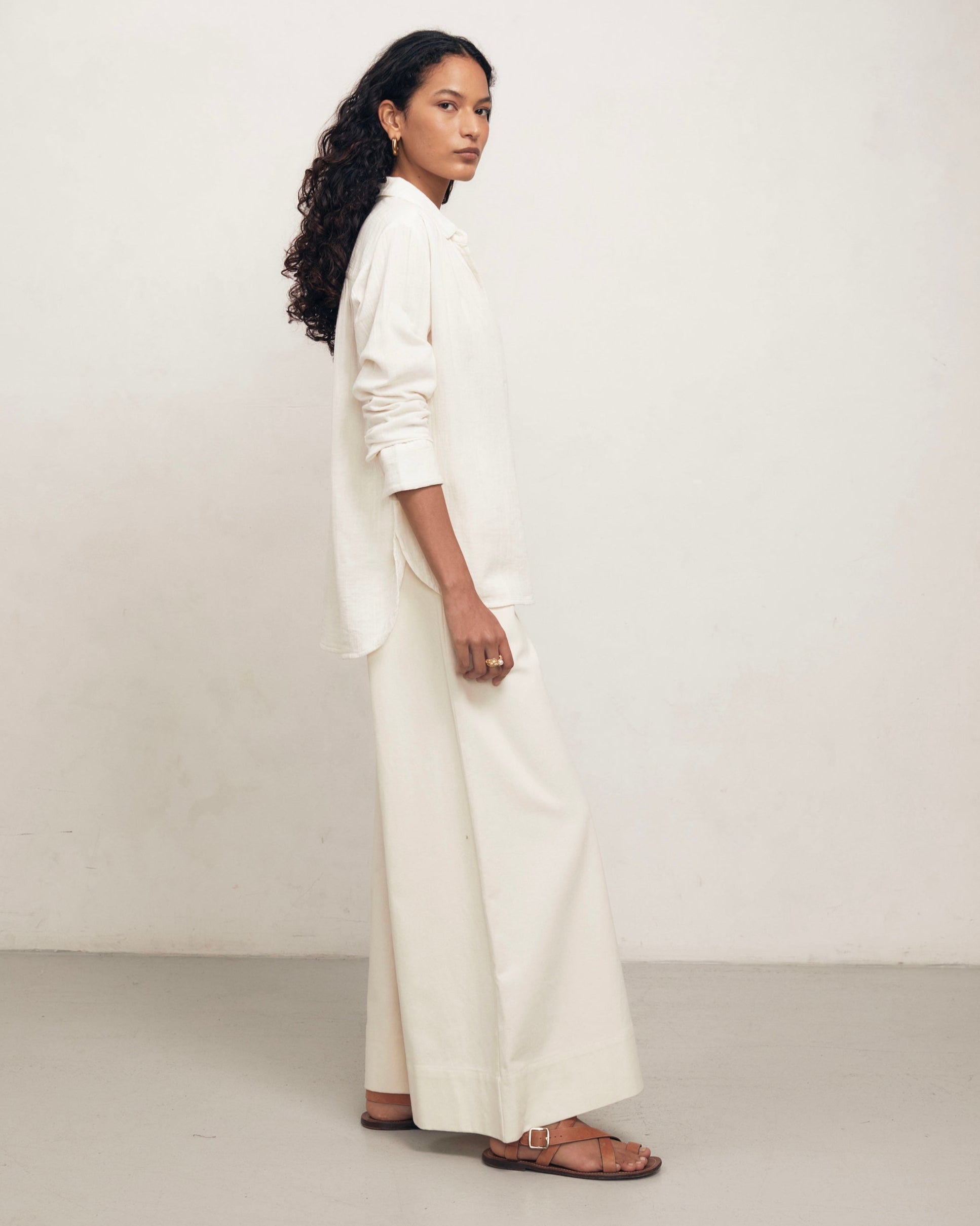 Martha - Panna Cotton Gauze Blouse