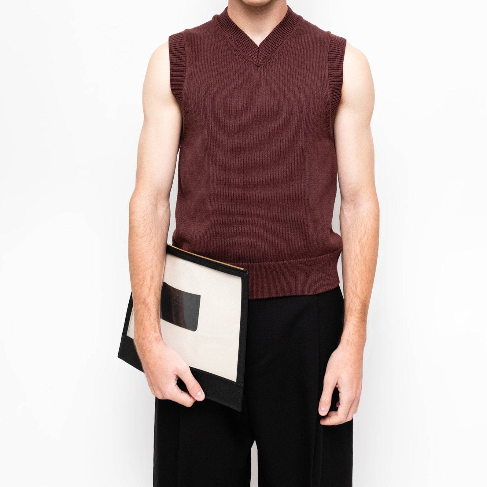 Seeview Folio - Black Pebbled Leather and TPU