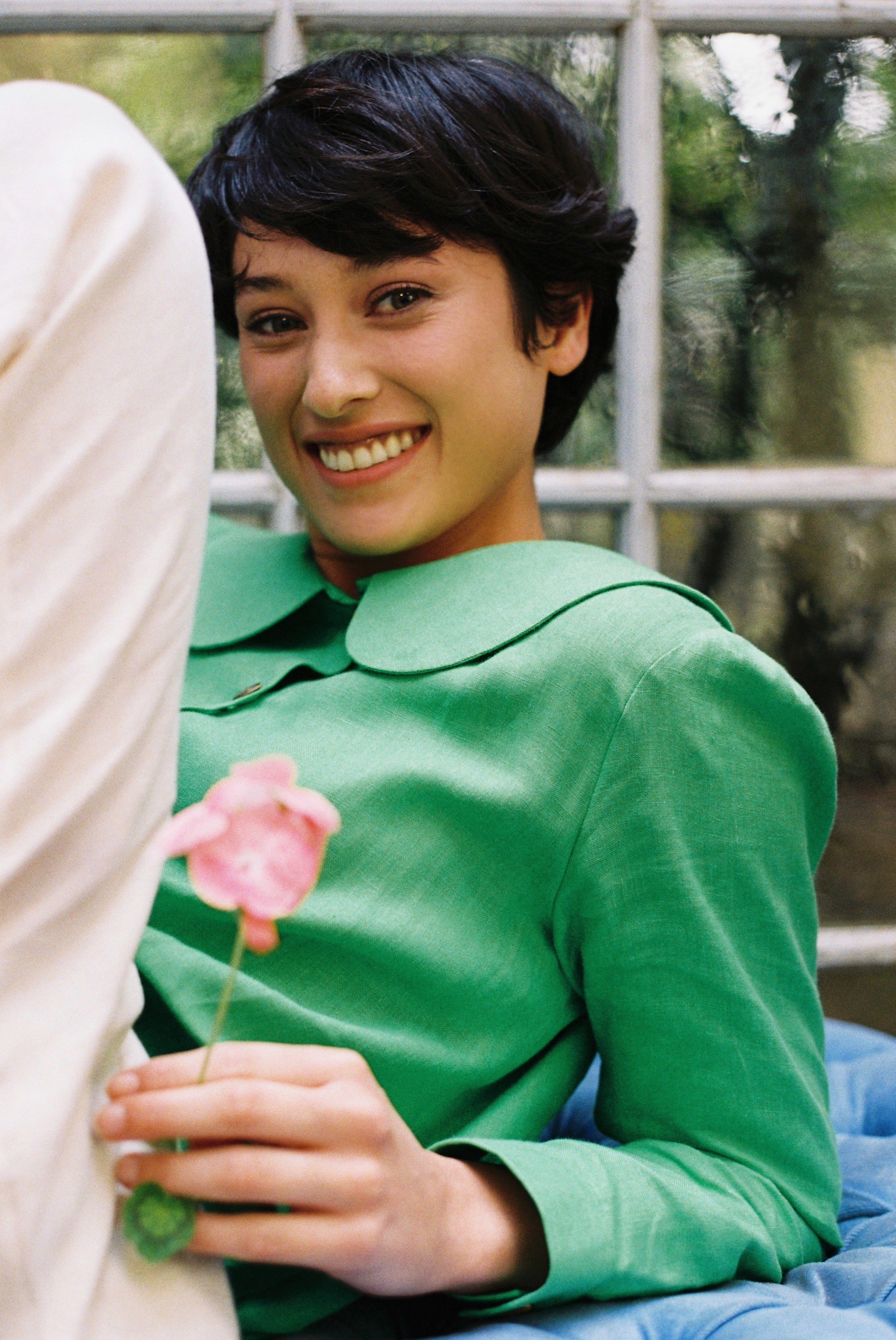 Claudine Linen Blouse - Jade