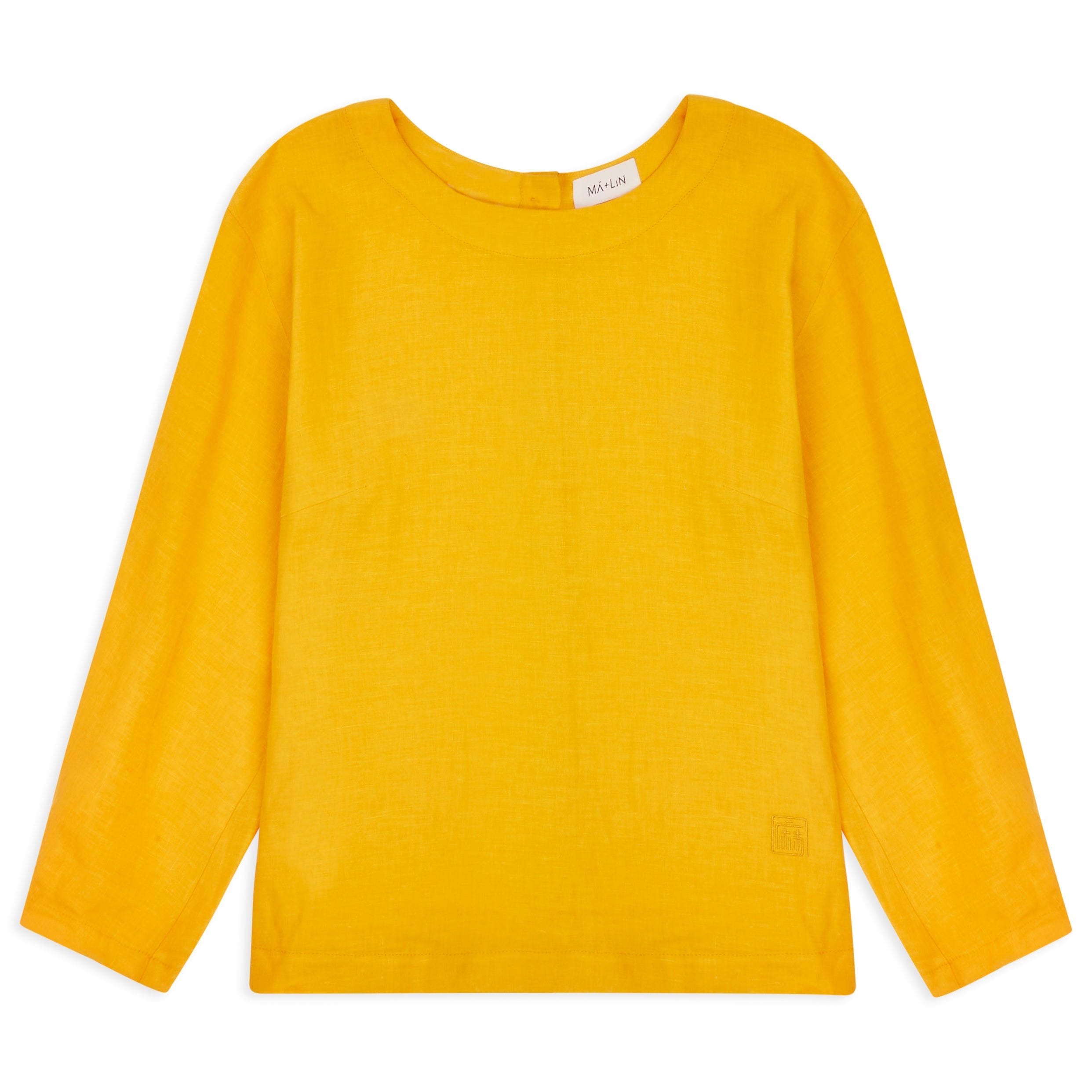 Roxane Linen Blouse - Marigold