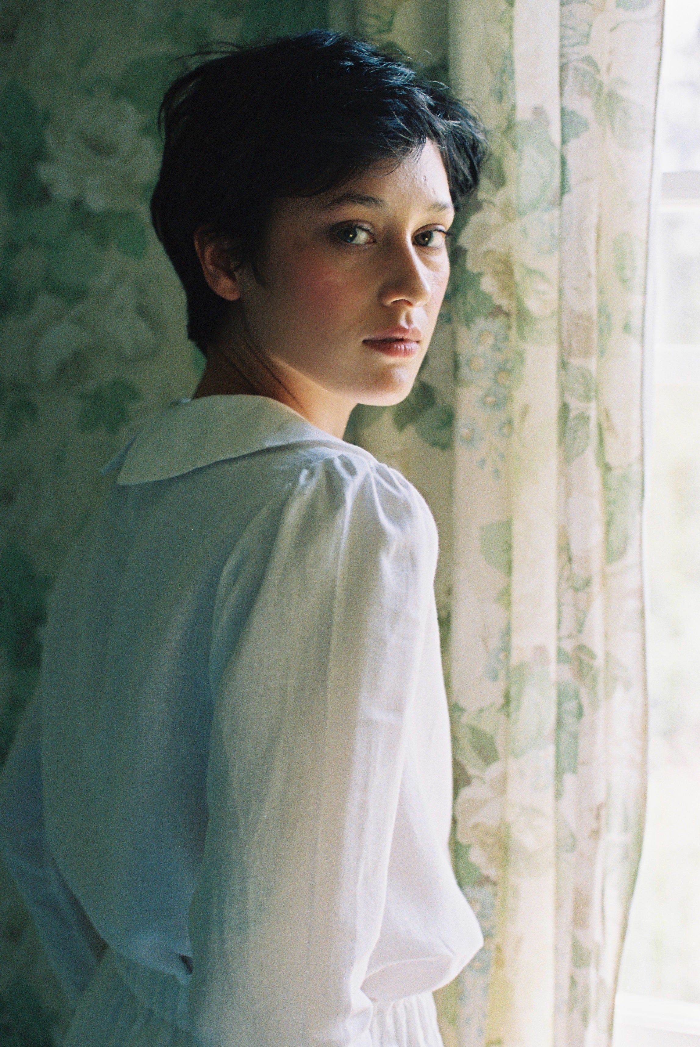 Claudine Linen Blouse - White