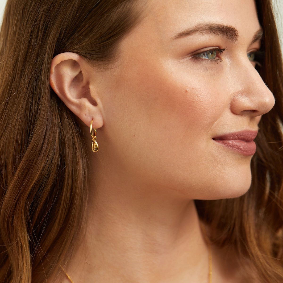 Manhattan Moka Gold Shell Interchangeable Drops