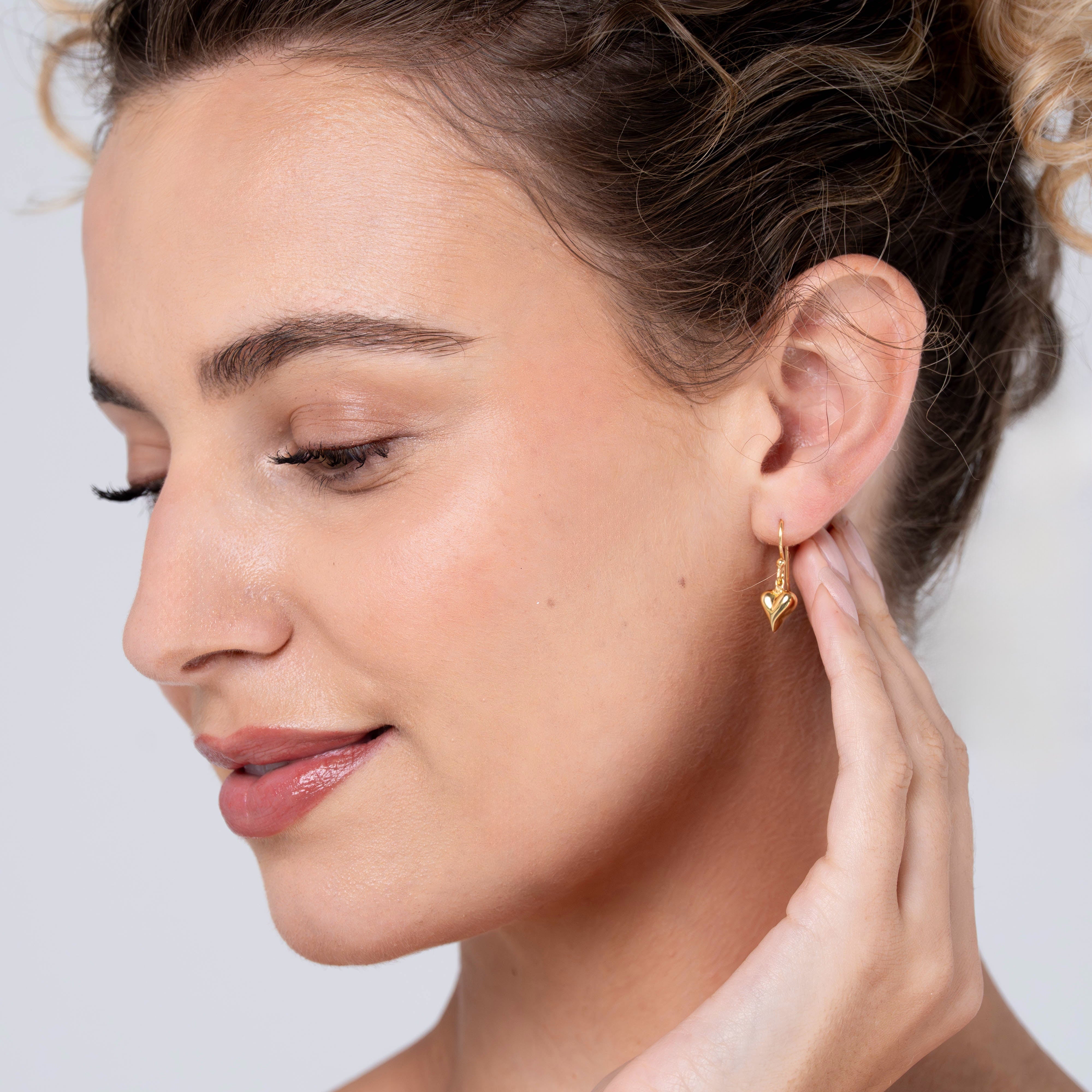 Mini Heart Drops in Gold