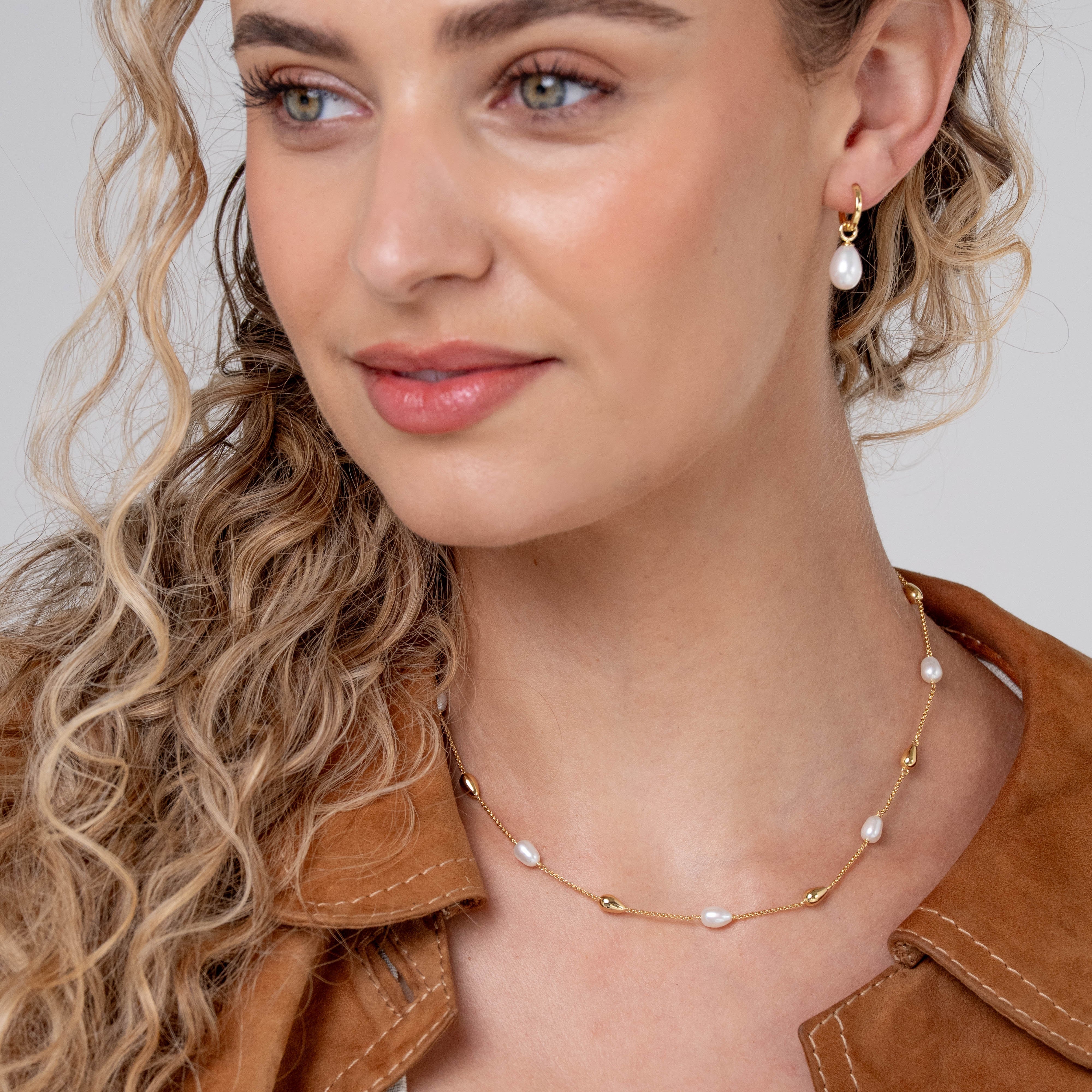 The Pearl and Nugget Necklace