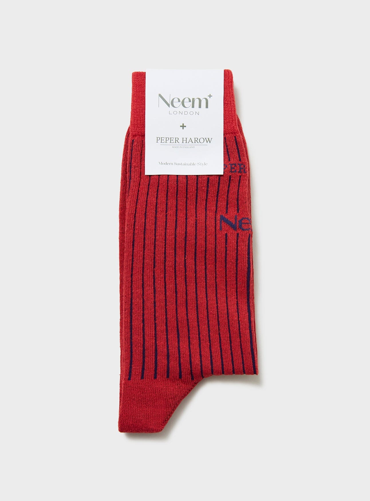 Recycled Men's Socks - Red
