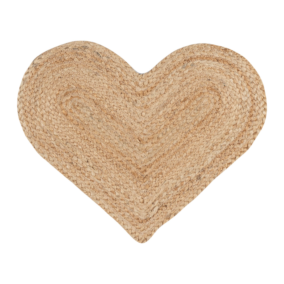 Natural Jute Heart Tablemat