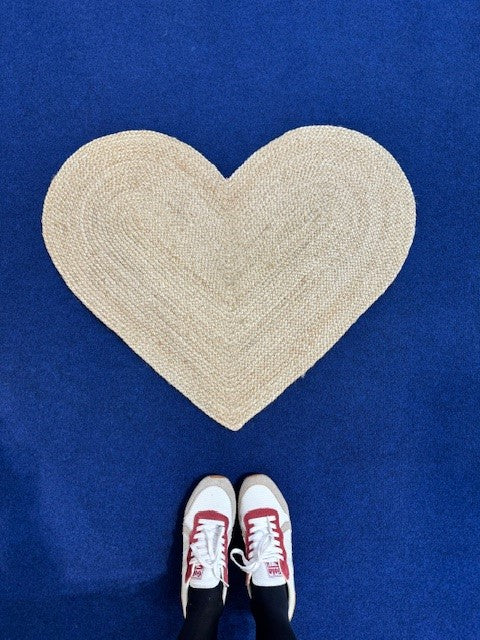 Natural Heart Rug