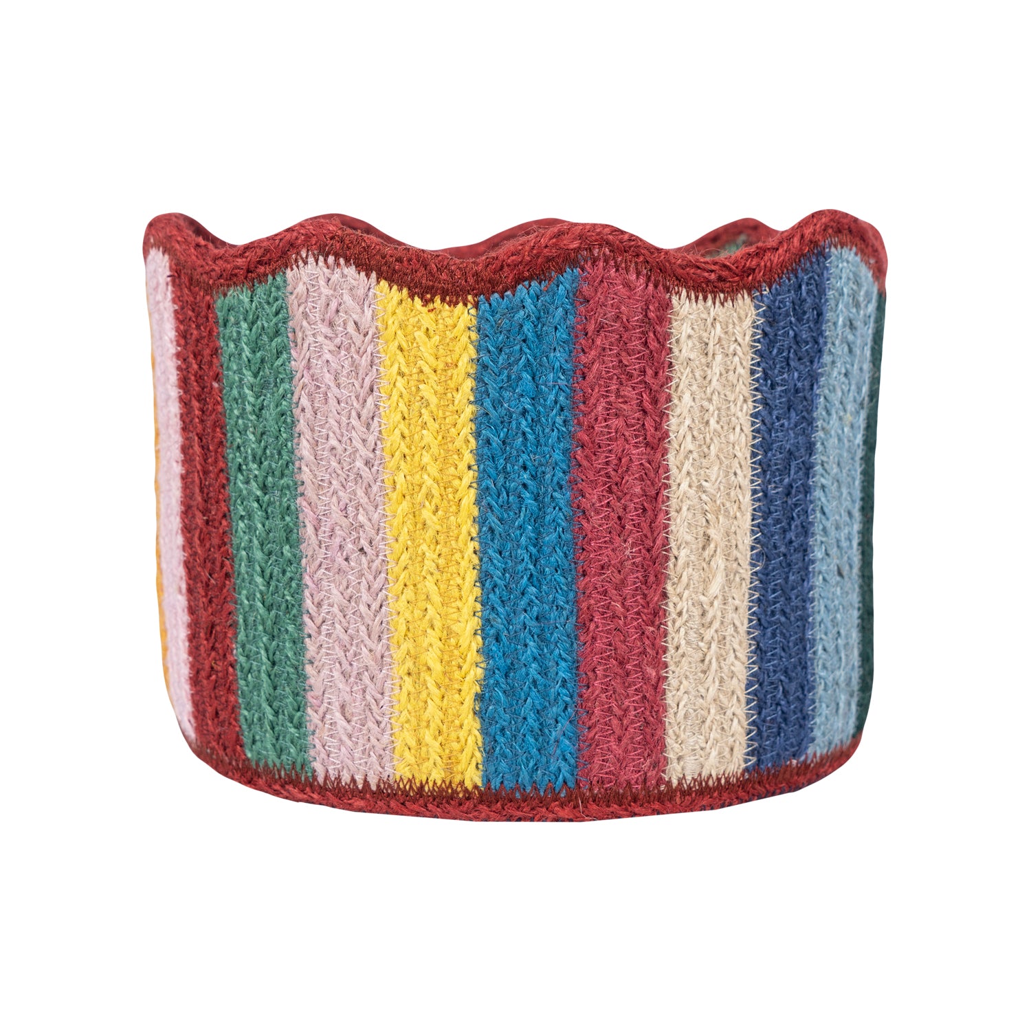 Burgundy FairGround Tulip Basket